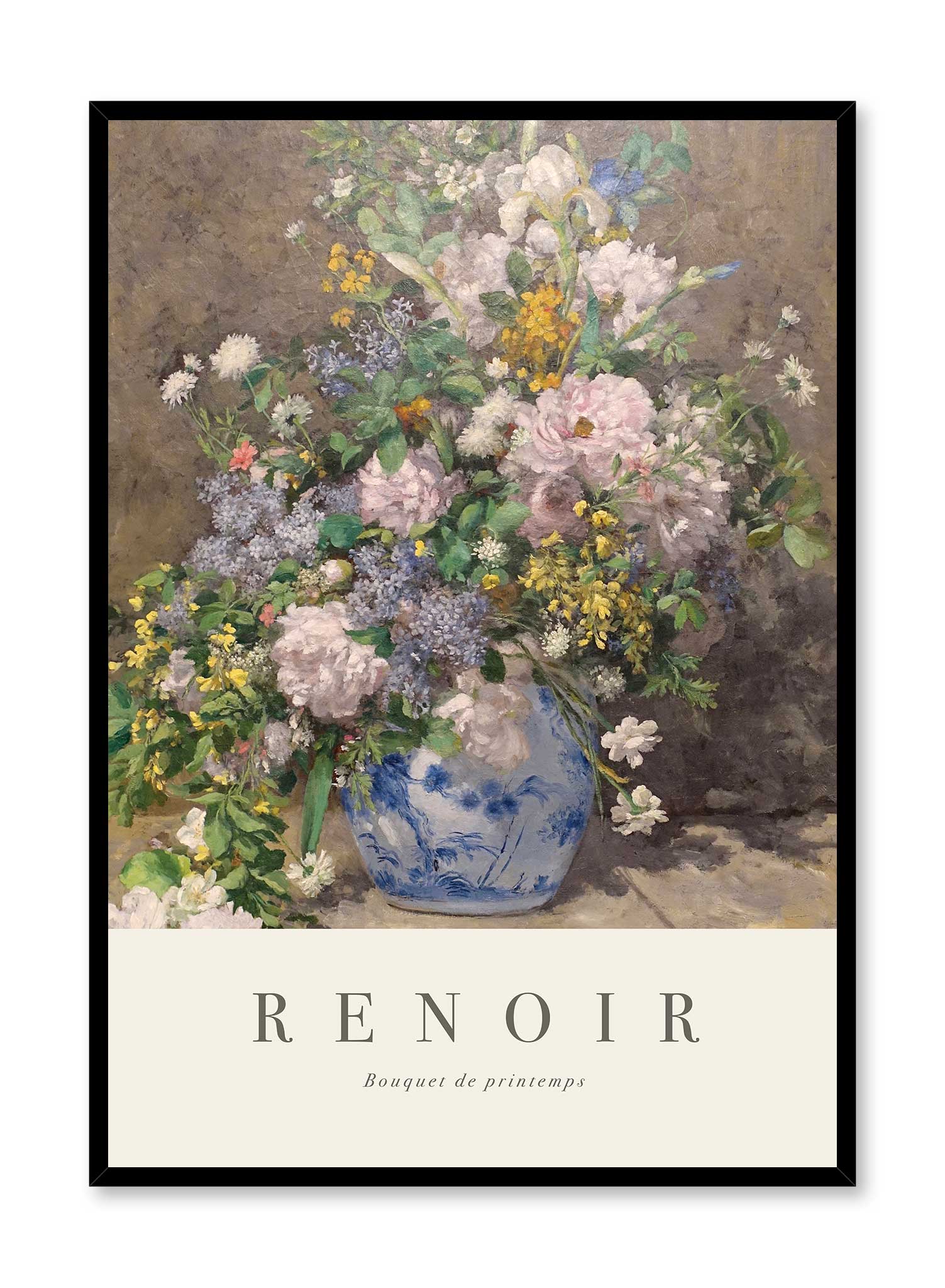 Renoir’s Spring Bouquet Poster - High Quality Floral Art Print - Perfect for Home Decor, Office Wall Art & Gift Giving