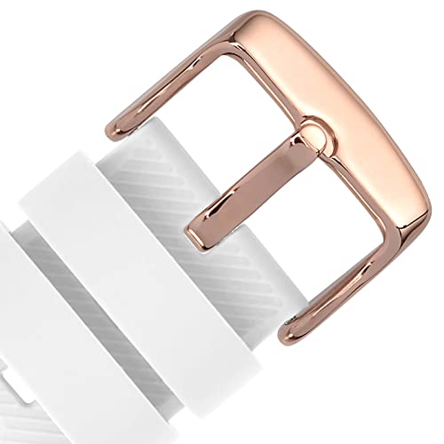 White / Rose Gold Buckle