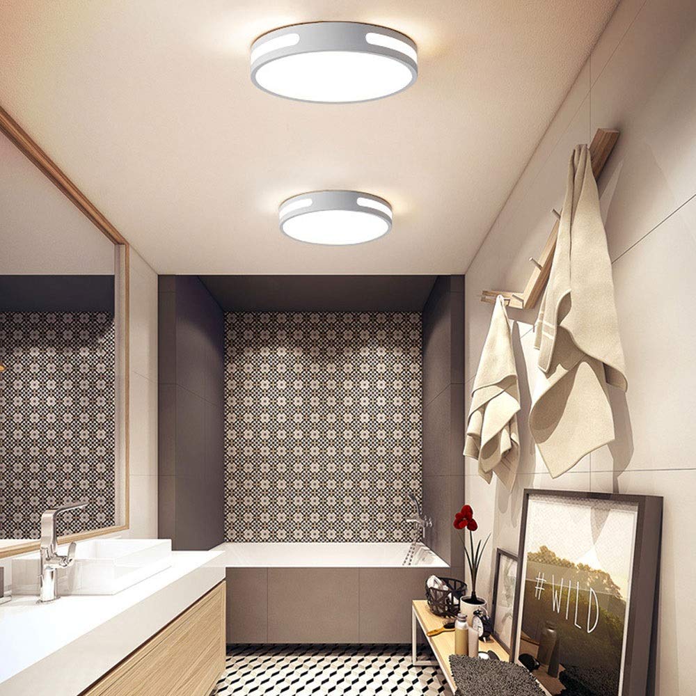 Modern LED Ceiling Lights for Hallway, Kitchen & Balcony - Warm White Light