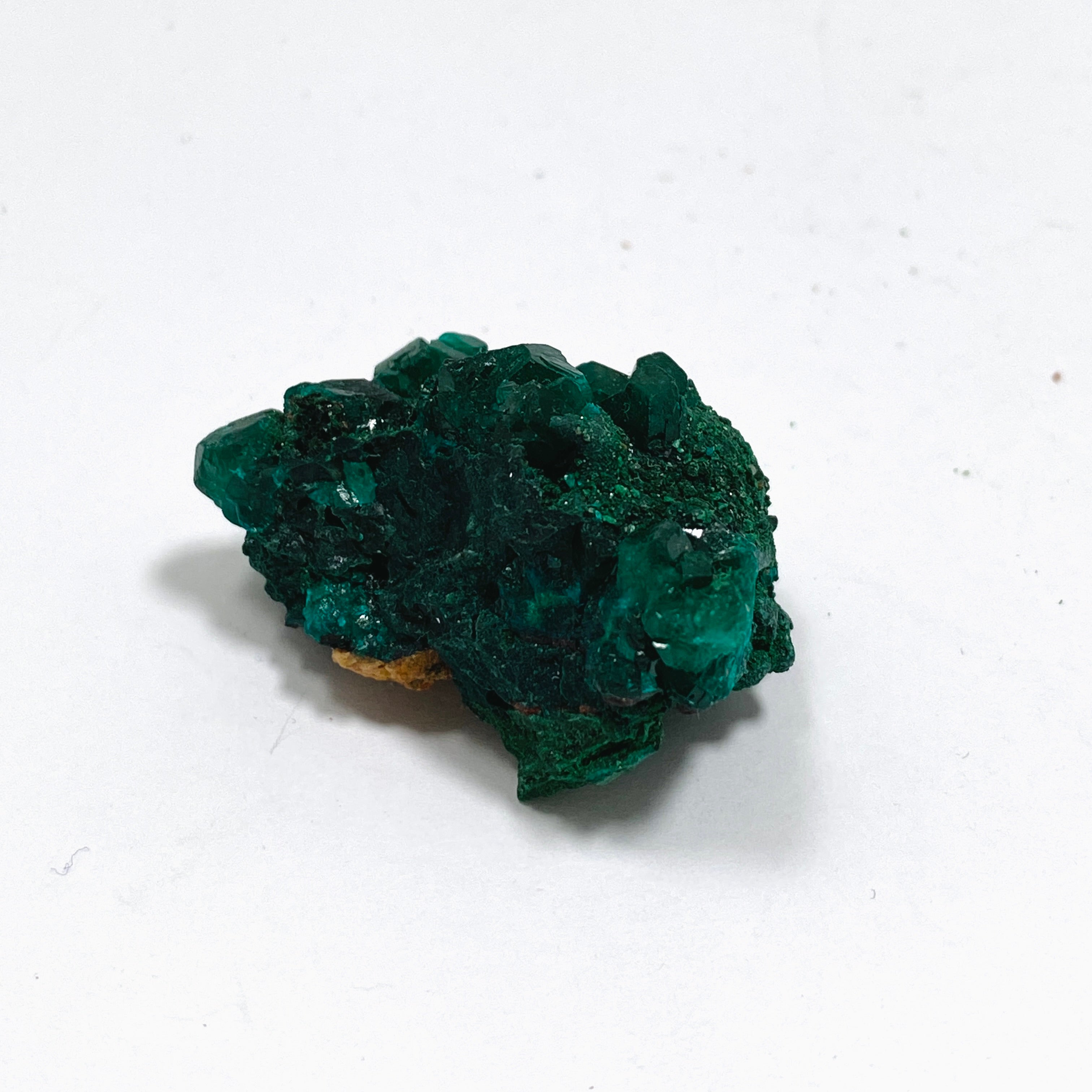 Natural Dioptase Crystal Specimen - DIOPS 04 | Rare Green Mineral Collection for Display, Healing & Meditation | Perfect for Home Decor, Office Display & Crystal Healing Practices