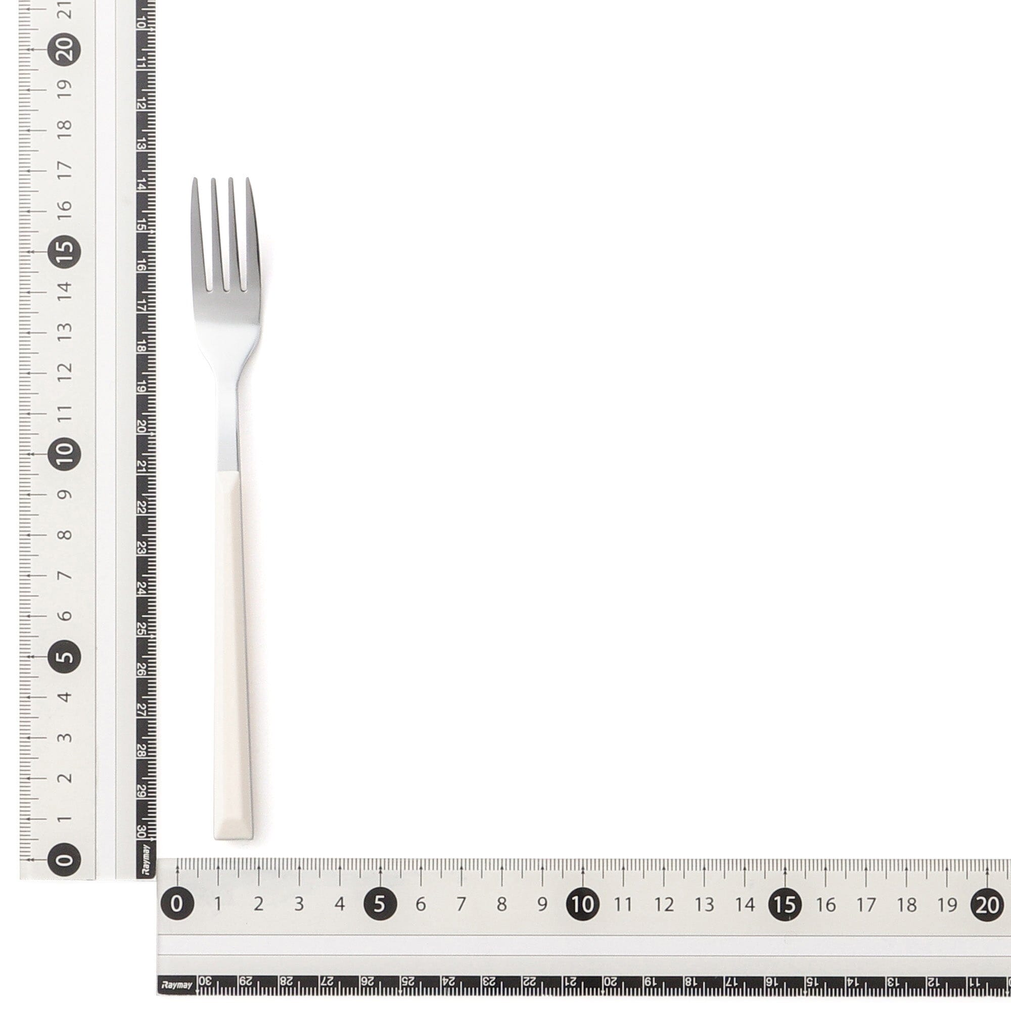 Premium White Cake Fork with Color Handle - Elegant Dessert Utensil for Parties, Weddings & Tea Time