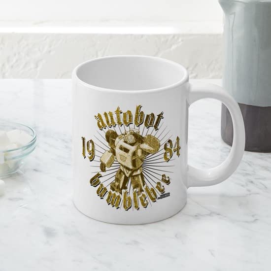 Bumblebee Autobot 20 oz Ceramic Coffee Mug - Transformers Themed Large Coffee Cup for Office, Home & Gifts | CafePress Mega Mug for Tea & Hot Beverages