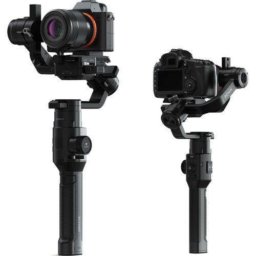 DJI Ronin S 3-Axis Handheld Gimbal Stabilizer for DSLR & Mirrorless Cameras - Up to 8lbs (3.6kg) Payload - Compatible with Sony, Nikon, Canon, Panasonic Lumix (Black) - Perfect for Vlogging, Filmmaking & Professional Photography