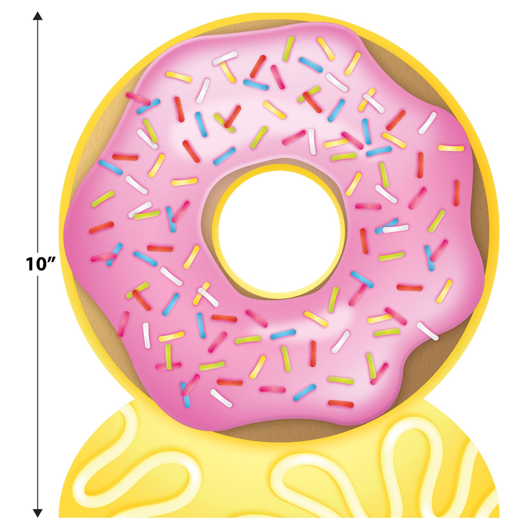12 Pack Beistle 3D Donut Party Centerpieces - Fun Birthday Party Decorations for Kids, Baby Showers & Dessert Themed Events