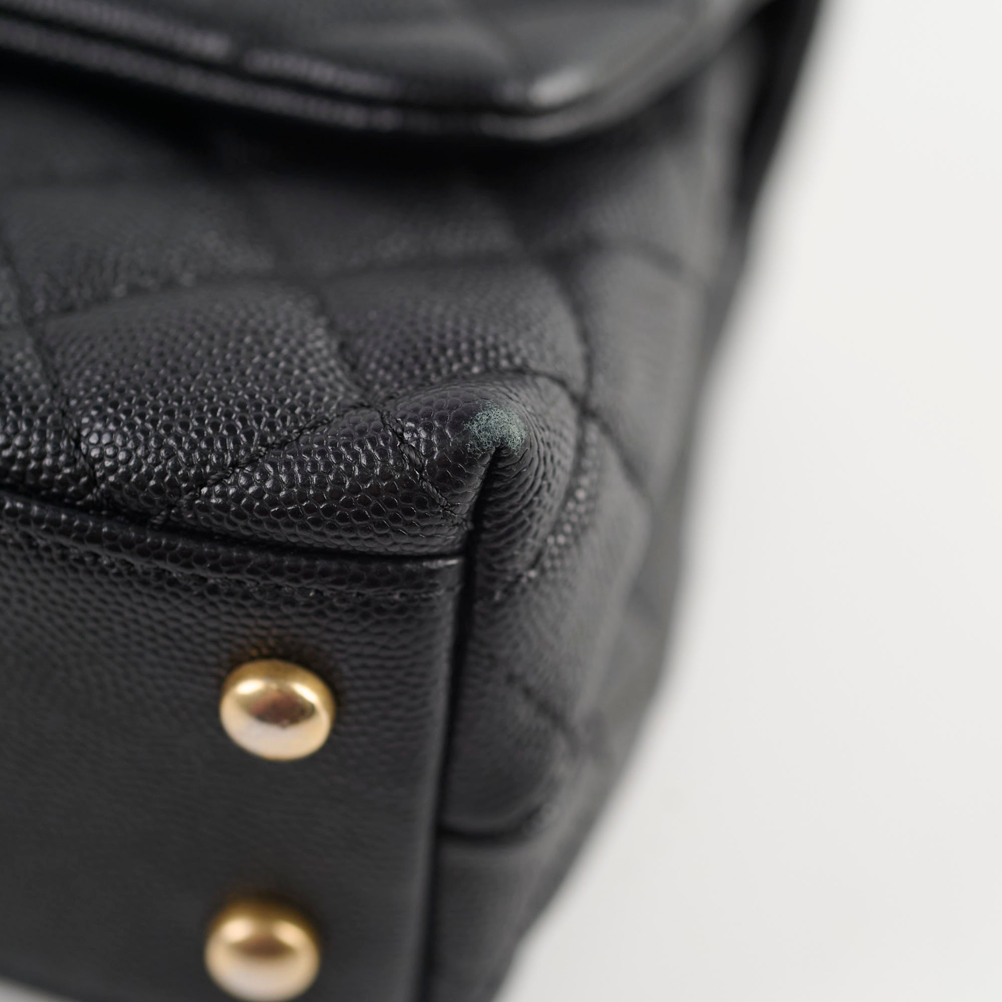 Chanel Small Coco Handle Bag in Black Caviar Leather - Perfect for Evening Events & Luxury Fashion Accessories