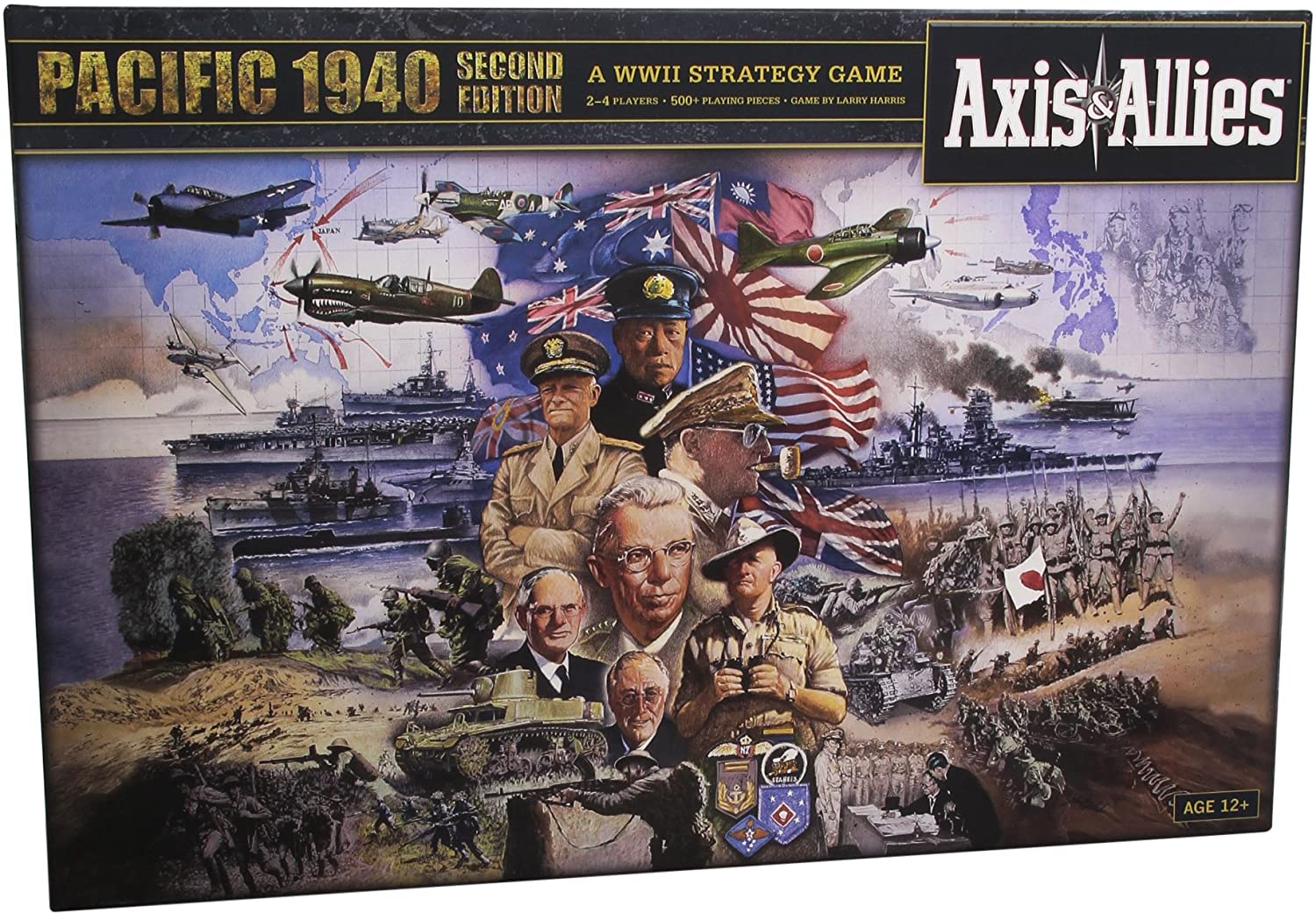 Best Axis and Allies Pacific 1940 Board Game - WWII Strategy Game for Adults & Teens - Perfect for Game Nights & History Enthusiasts