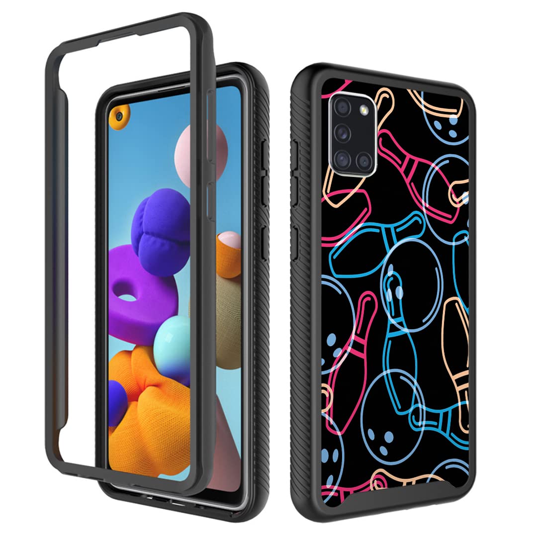 Premium Shockproof Case for Samsung Galaxy A71 5G - Cute Bowling Pin Design for Women & Girls