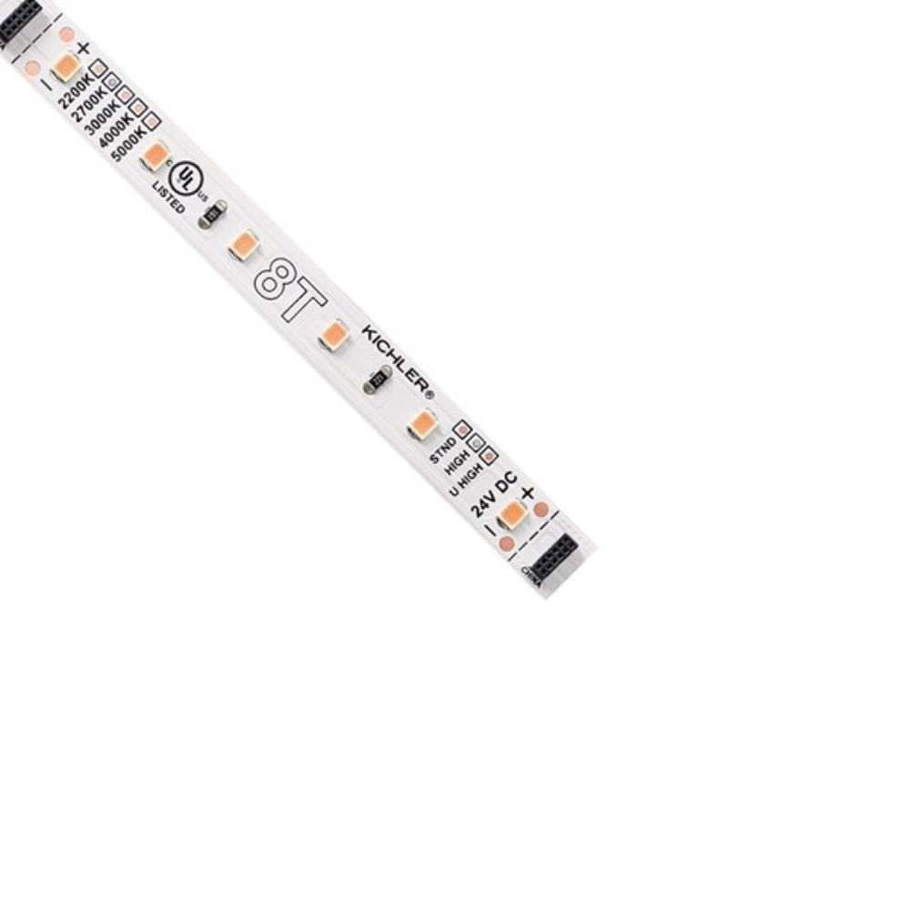 24V 2700K High Output LED Tape Light - 8T Series, 120 Inches Length, Warm White, Dry Tape for Home & Commercial Lighting (Model: 147-Bel-3087183) - Perfect for Under Cabinet, Cove, and Accent Lighting
