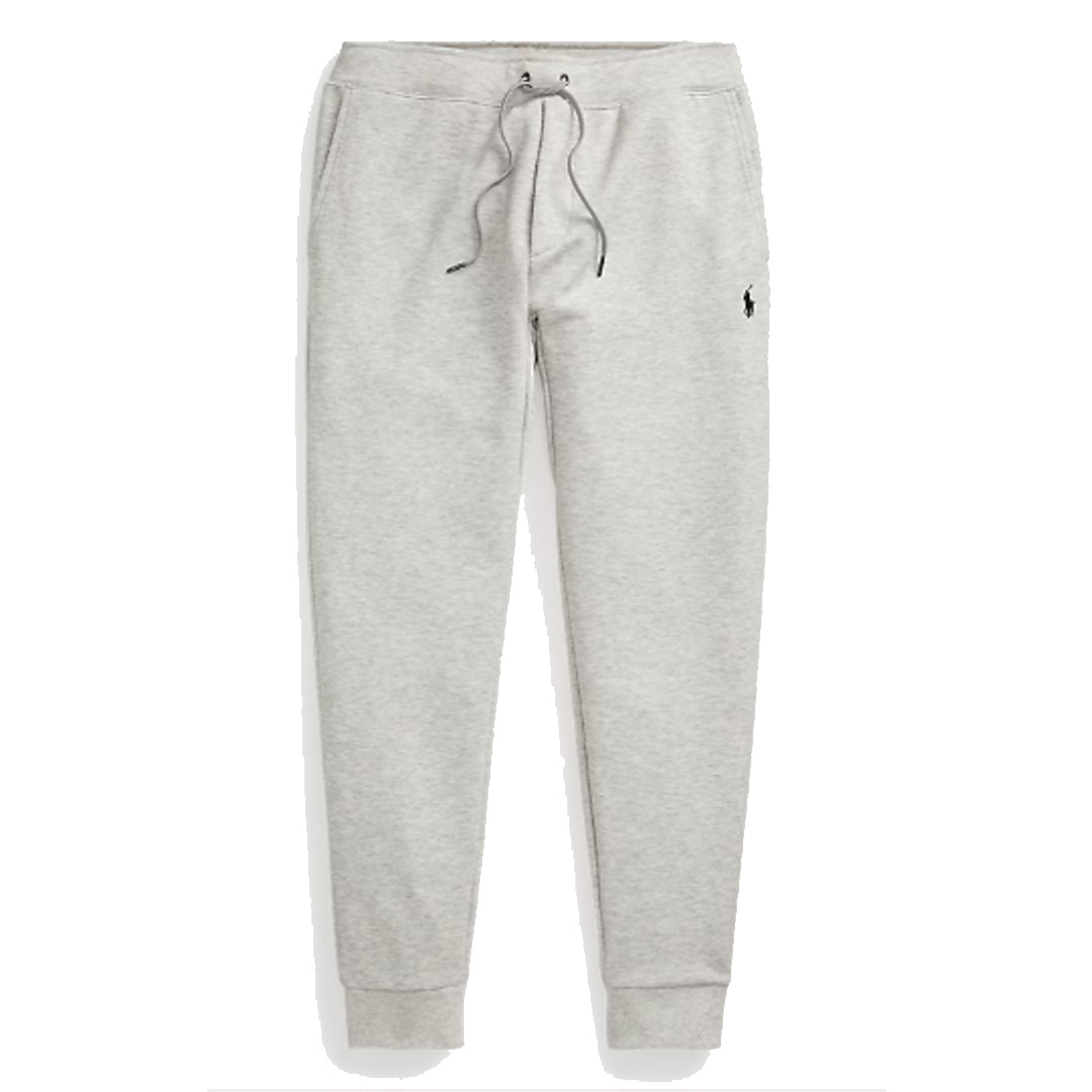 Double Knit Jogger Pants for Men - Comfortable Heather Grey Sweatpants for Running, Lounge & Casual Wear
