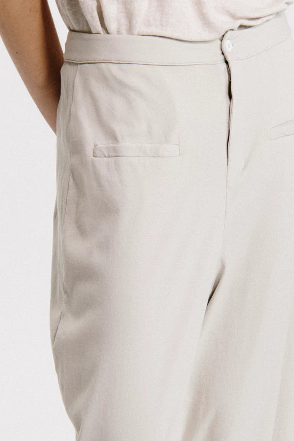 Stretch Cotton Trousers for Women - Comfort Fit Soft Breathable Casual Pants - Perfect for Work, Travel and Everyday Wear