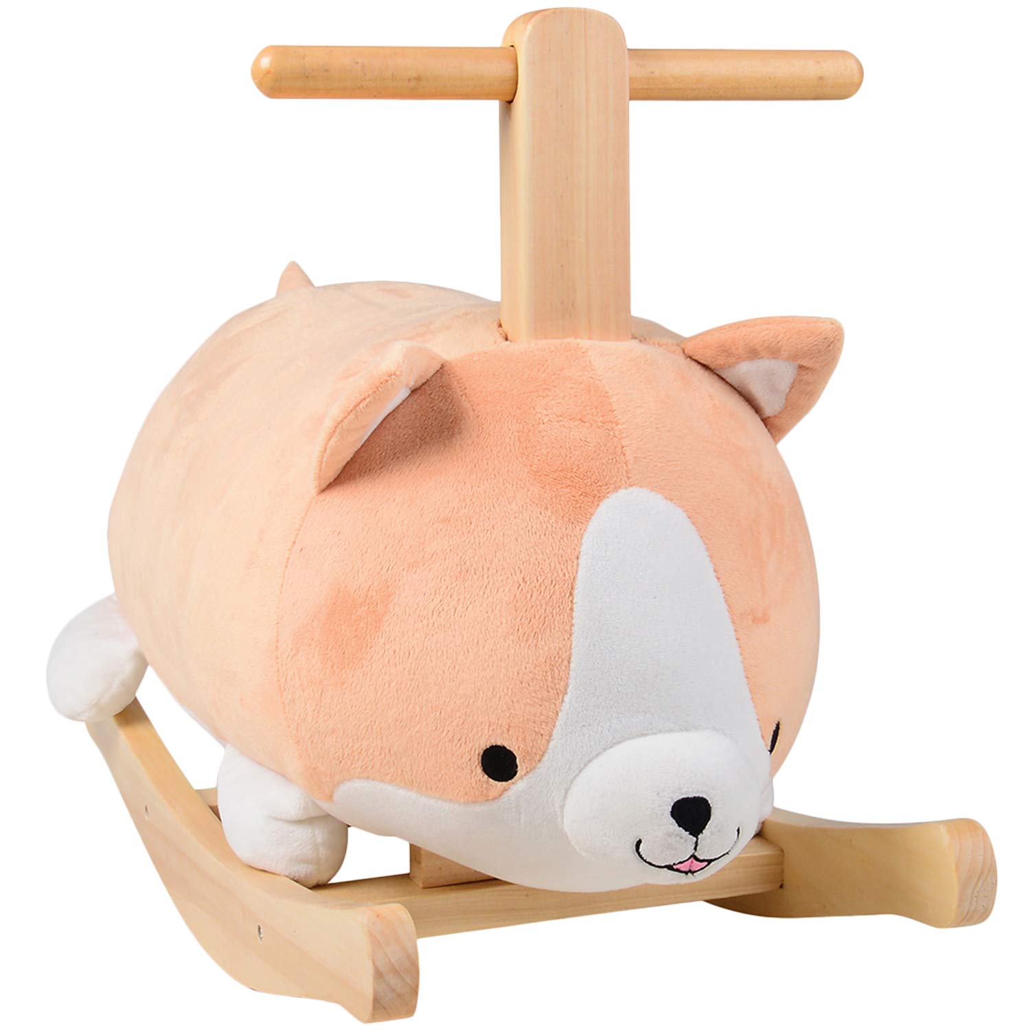 Corgi Dog Rocker - Adorable Wooden Rocking Toy for Kids & Pets | Perfect for Playtime, Nursery Decor & Gift Giving