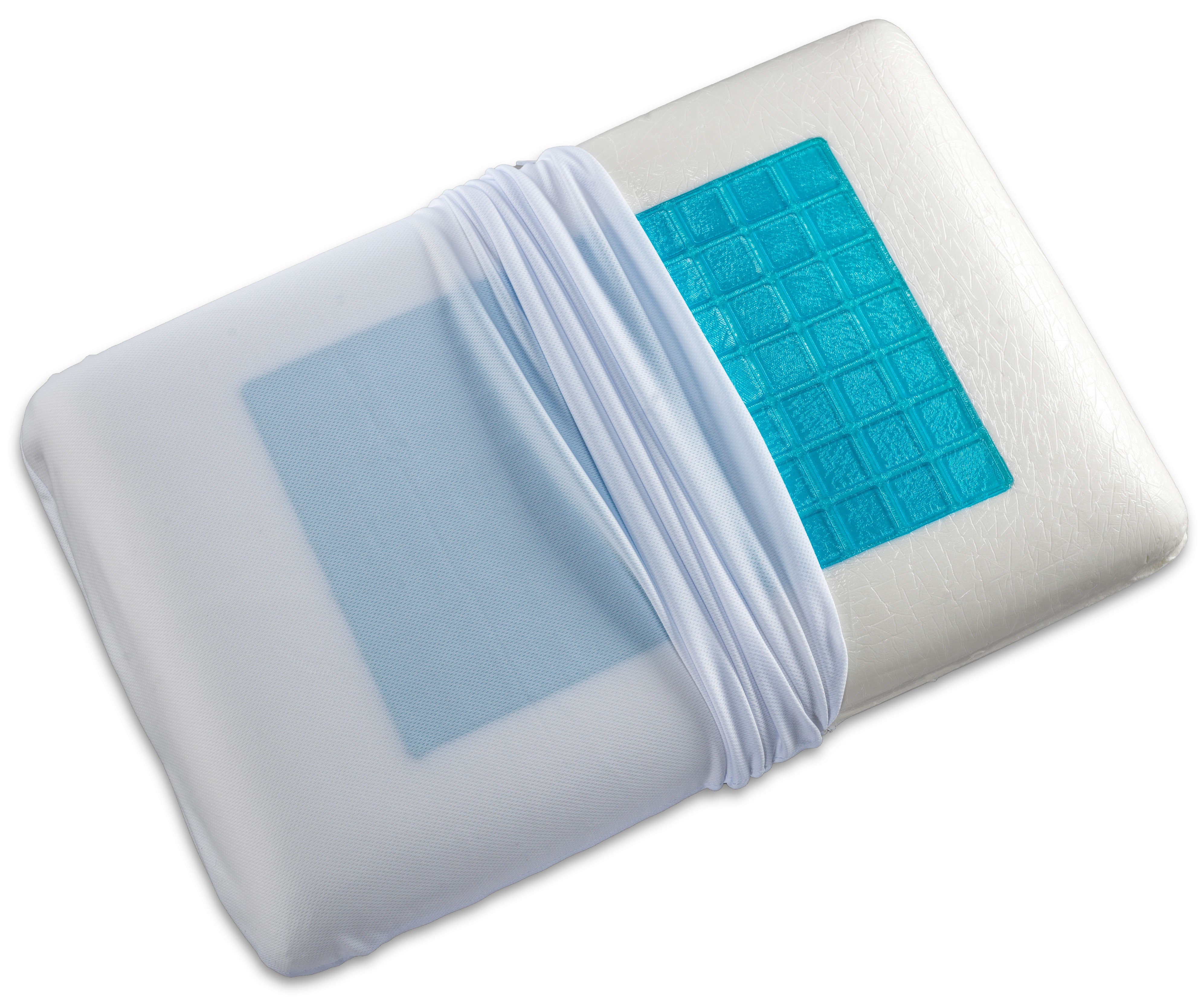 Cool Gel Memory Foam Pillow for Neck Pain Relief - Orthopedic Contour Pillow for Side, Back & Stomach Sleepers - Breathable & Supportive Bed Pillow for Better Sleep