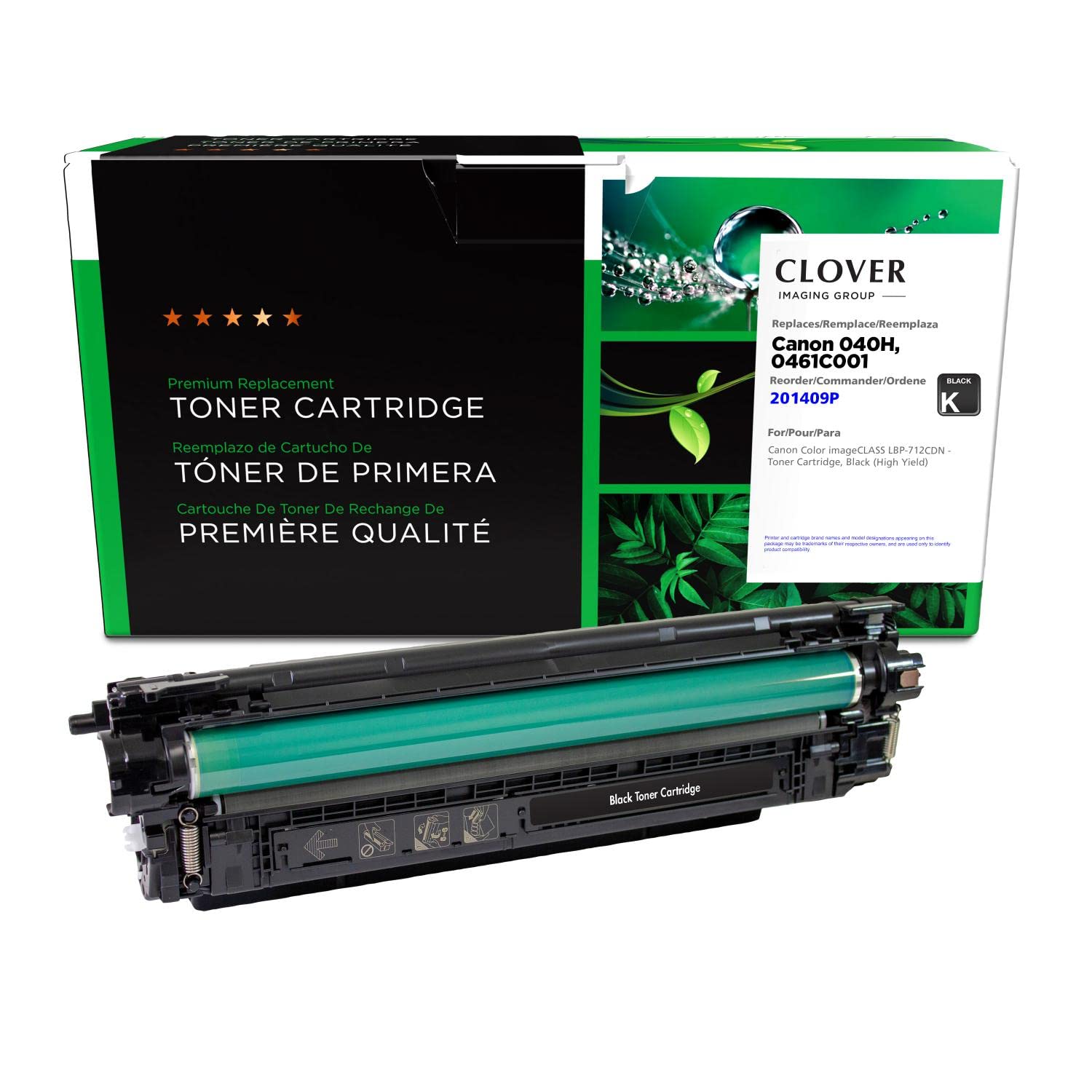 High Yield Remanufactured Toner Cartridge for Canon 040H (0461C001) | Black | Compatible with Canon ImageCLASS Printers | Ideal for Office & Home Printing