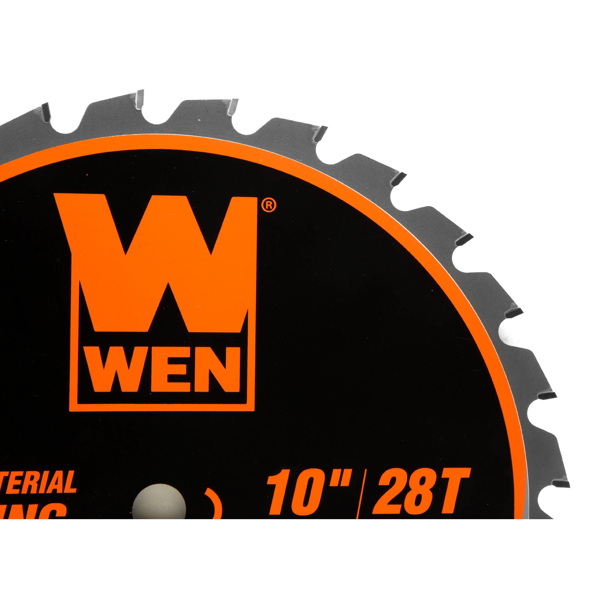 WEN BL1028 10-Inch 28-Tooth Carbide-Tipped Professional Multi-Material Framing Saw Blade - Perfect for Woodworking, Construction & DIY Projects