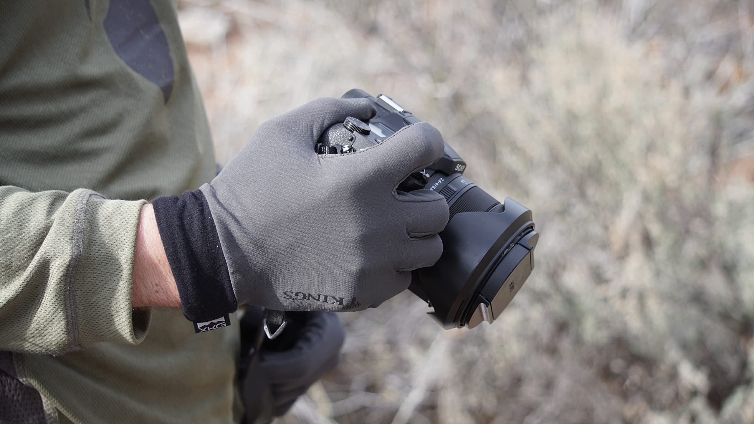 King's Camo XKG Lightweight Hunting Gloves - Durable, Breathable & Comfortable for Outdoor Adventures, Shooting & Cold Weather Activities