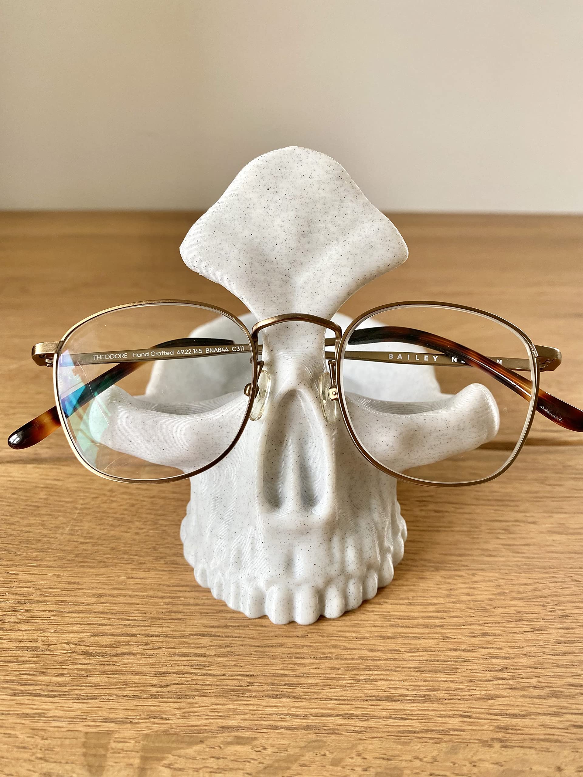 Stylish Marble Skull Bowl - Multi-Purpose Holder for Glasses, Keys & Jewelry | Perfect for Home Decor, Office Desk & Halloween Party Accessories