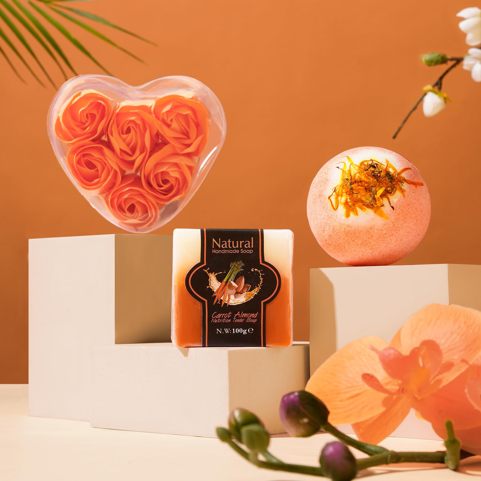 Luxury Spa Gift Basket for Women - Mother’s Day, Birthday, Valentine’s Day Gifts for Mom, Wife, Girlfriend, Teacher | Includes Cozy Blanket & Rose | Relaxing Self-Care & Get Well Present for Her | Perfect for Home Relaxation, Anniversary Surprises & Thank You Gifts