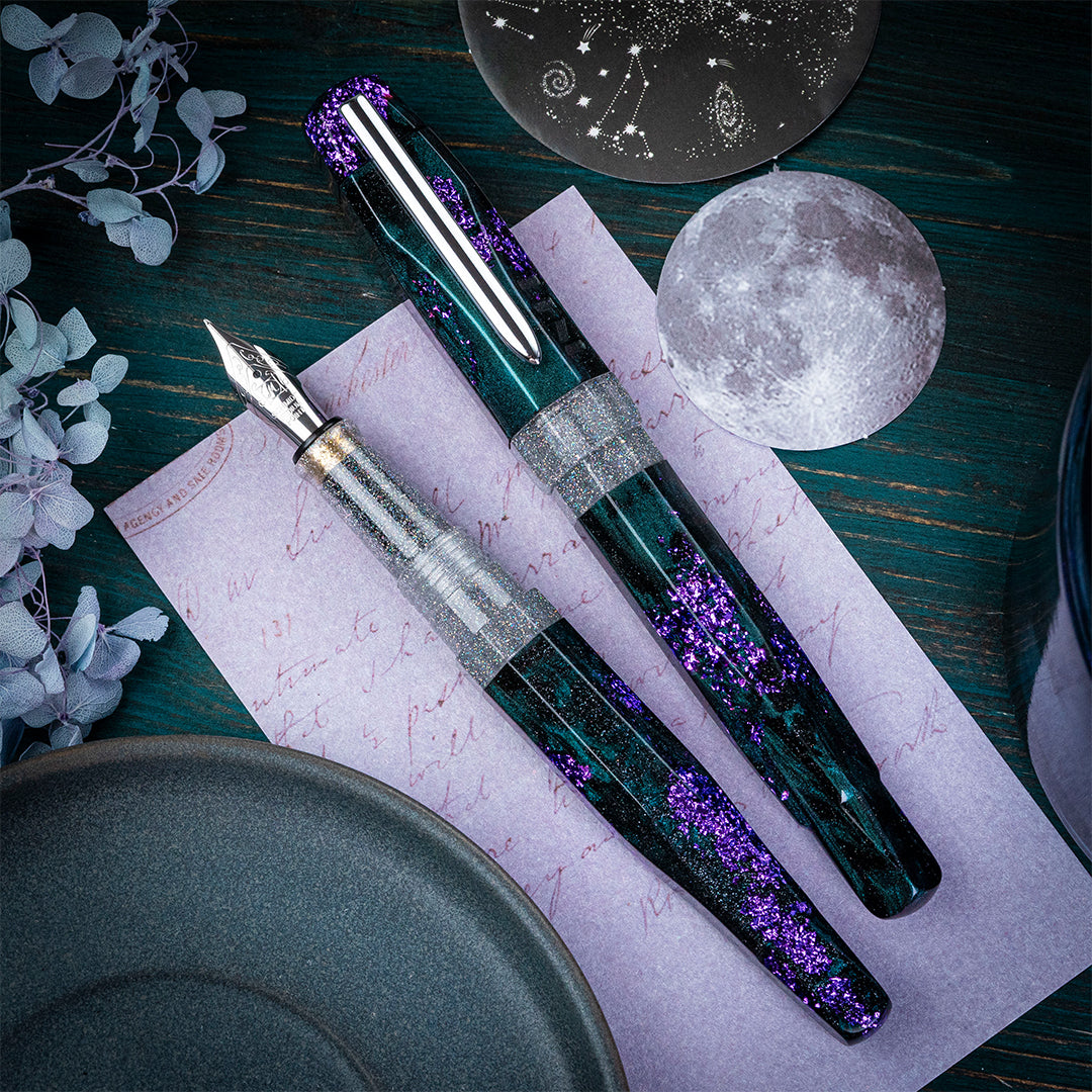 Benu AstroGem Klio Fountain Pen - Premium Writing Instrument for Professionals & Collectors - Perfect for Signing Documents, Journaling & Gift Giving