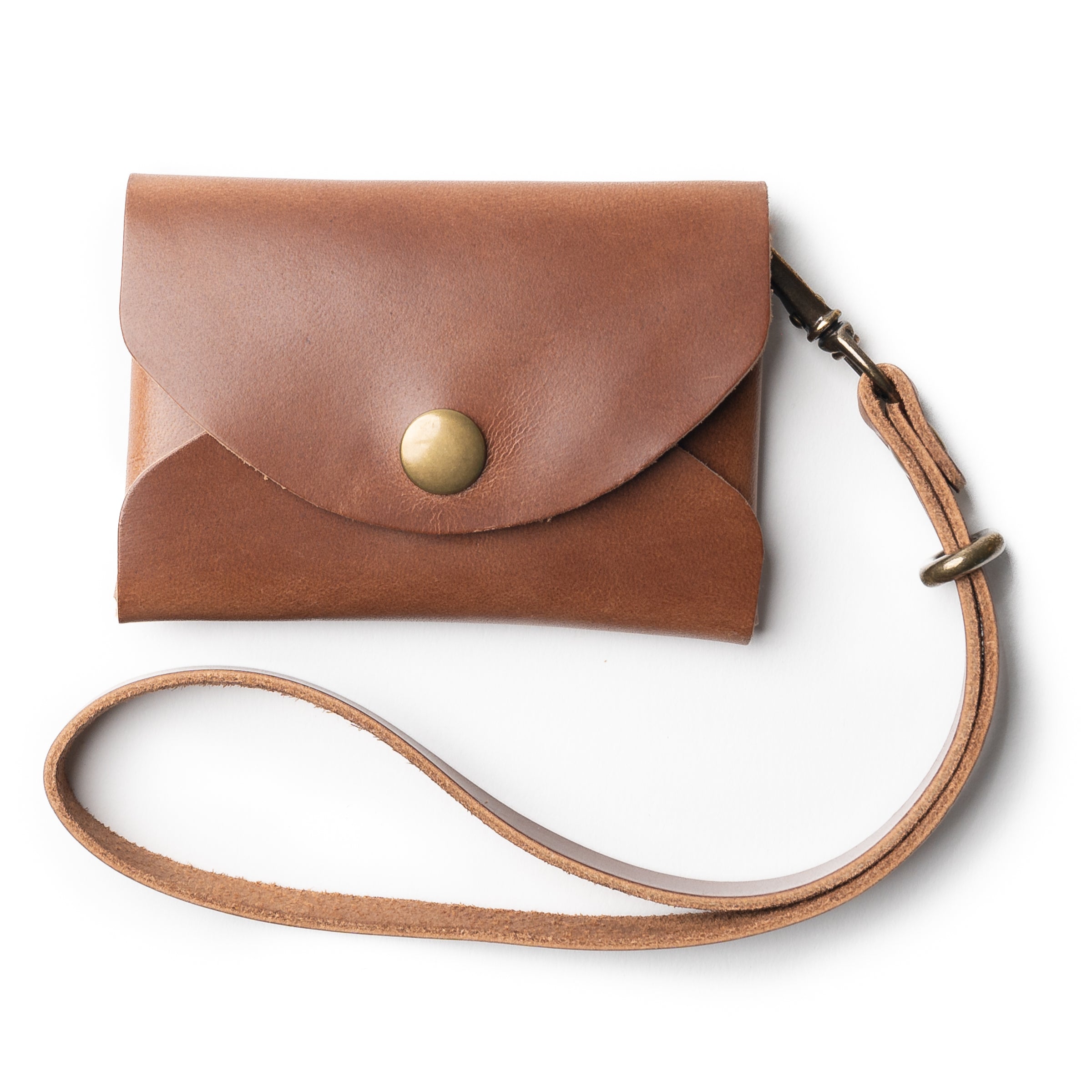 Genuine Leather Envelope Pouch - Slim RFID Blocking Wallet for Credit Cards & Cash - Perfect for Travel, Business & Everyday Use