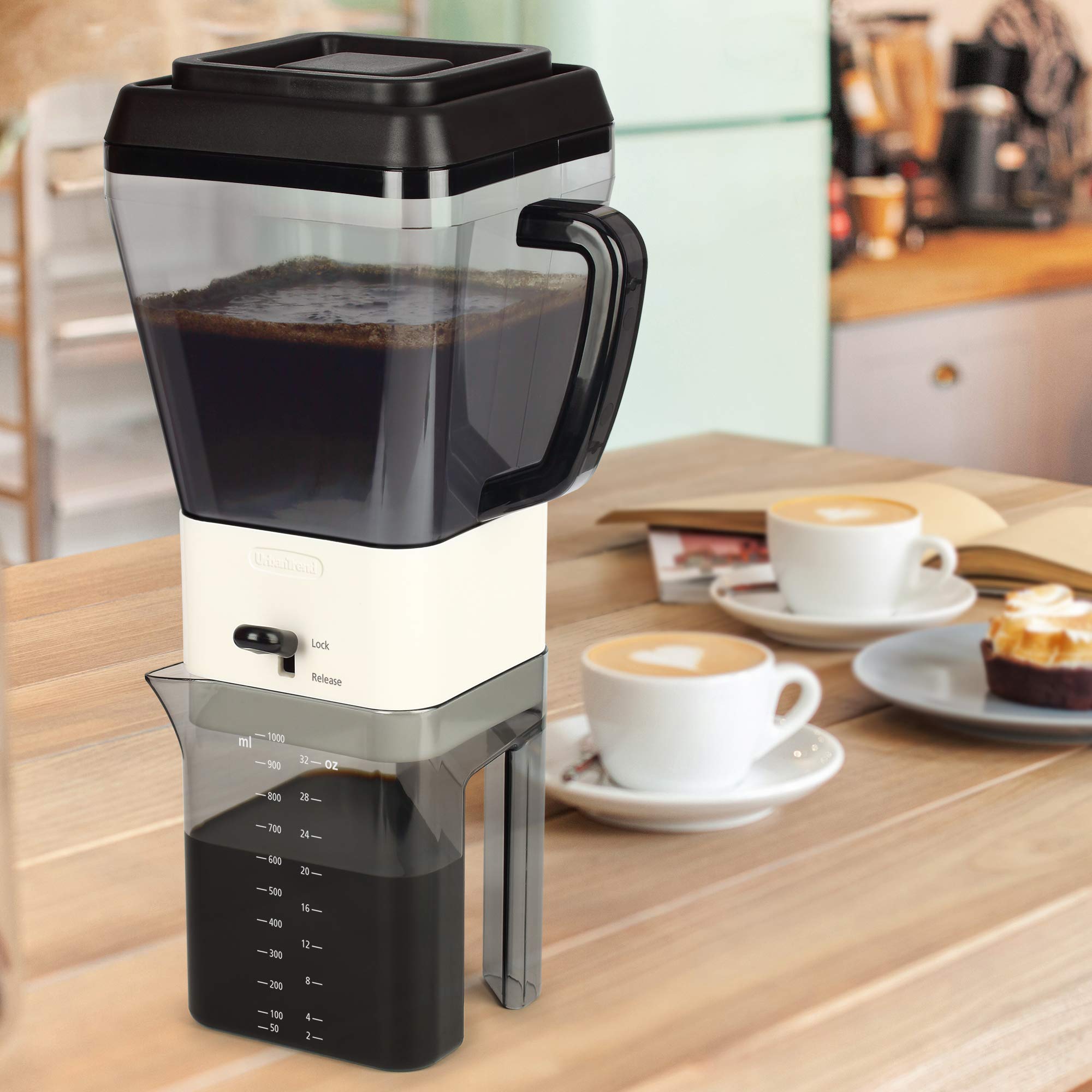 Premium Cold Brew Iced Coffee Maker - 12 Servings Rich Coffee Concentrate for Hot & Cold Drinks | Perfect for Home, Office & Outdoor Use