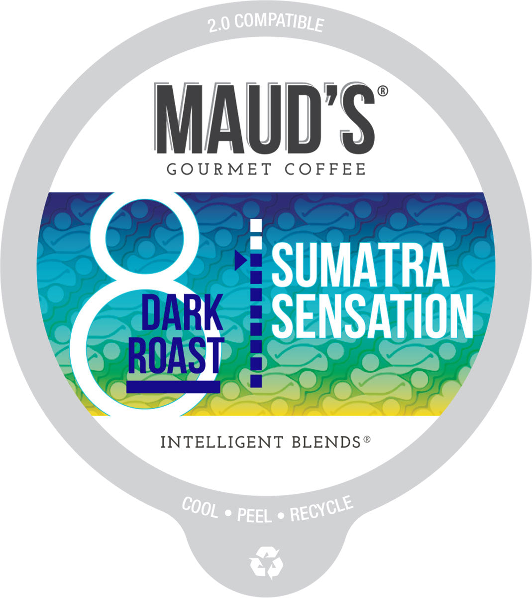 Premium Sumatra Dark Roast Coffee Pods by Maud's - Single Serve for Keurig Brewers - Bold & Rich Flavor for Morning Energy or Office Break