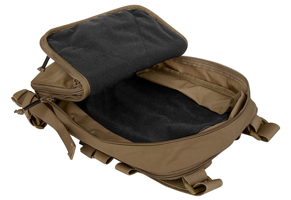 KRYDEX Tactical Expandable MOLLE Backpack - Durable Military Rucksack for Travel, Hiking, Hunting & Outdoor Adventures (Coyote Brown) - Perfect for Camping, Airsoft & Everyday Carry