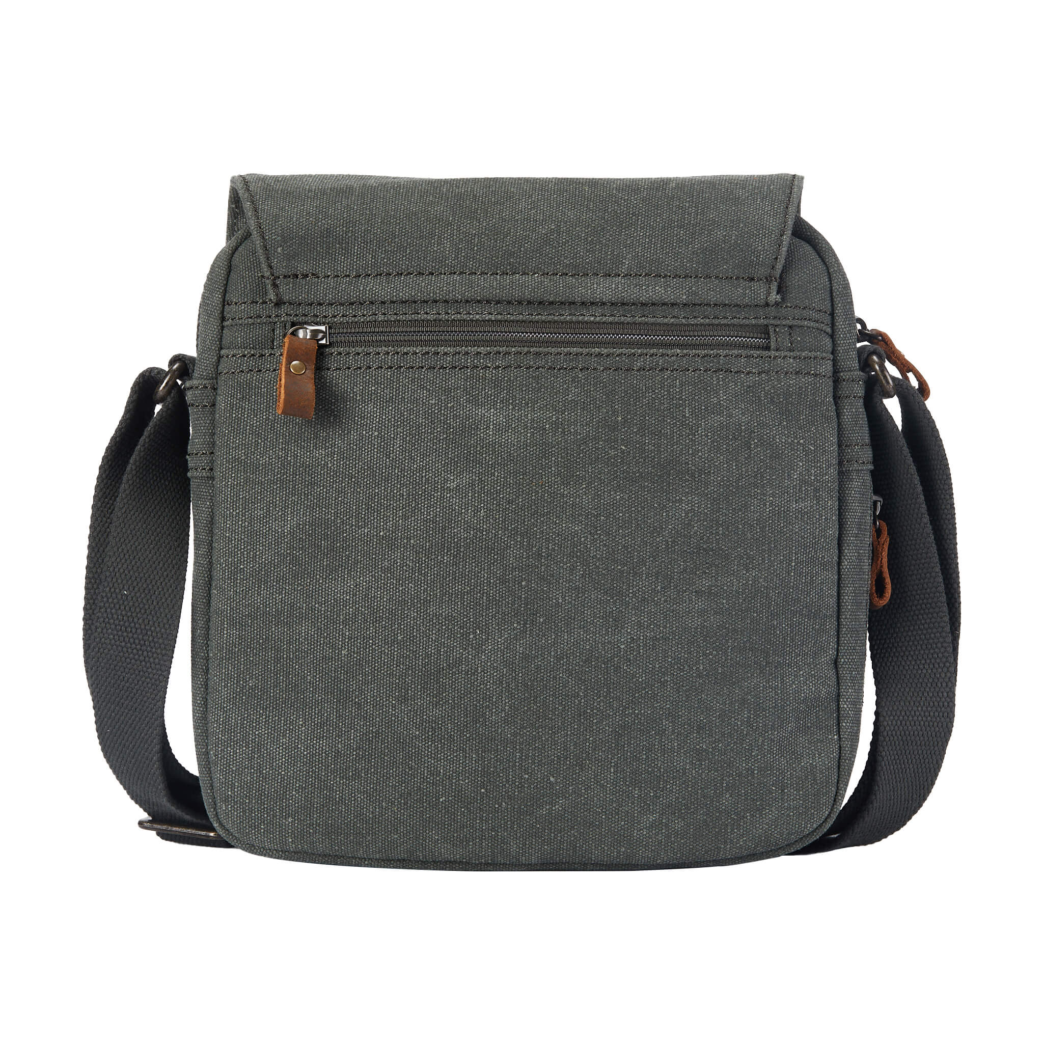Troop London Classic Canvas Crossbody Bag for Men & Women - Stylish & Durable Shoulder Bag for Travel, Work & Everyday Use