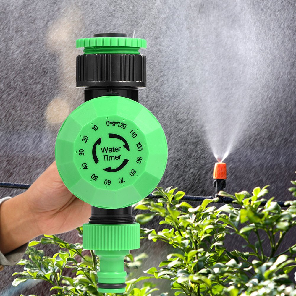 Automatic Garden Hose Water Timer - 120 Minute Outdoor Irrigation Controller with Shut Off | Plastic & Durable for Lawns, Plants & Flower Beds | Perfect for Sprinklers, Drip Systems & Water Conservation