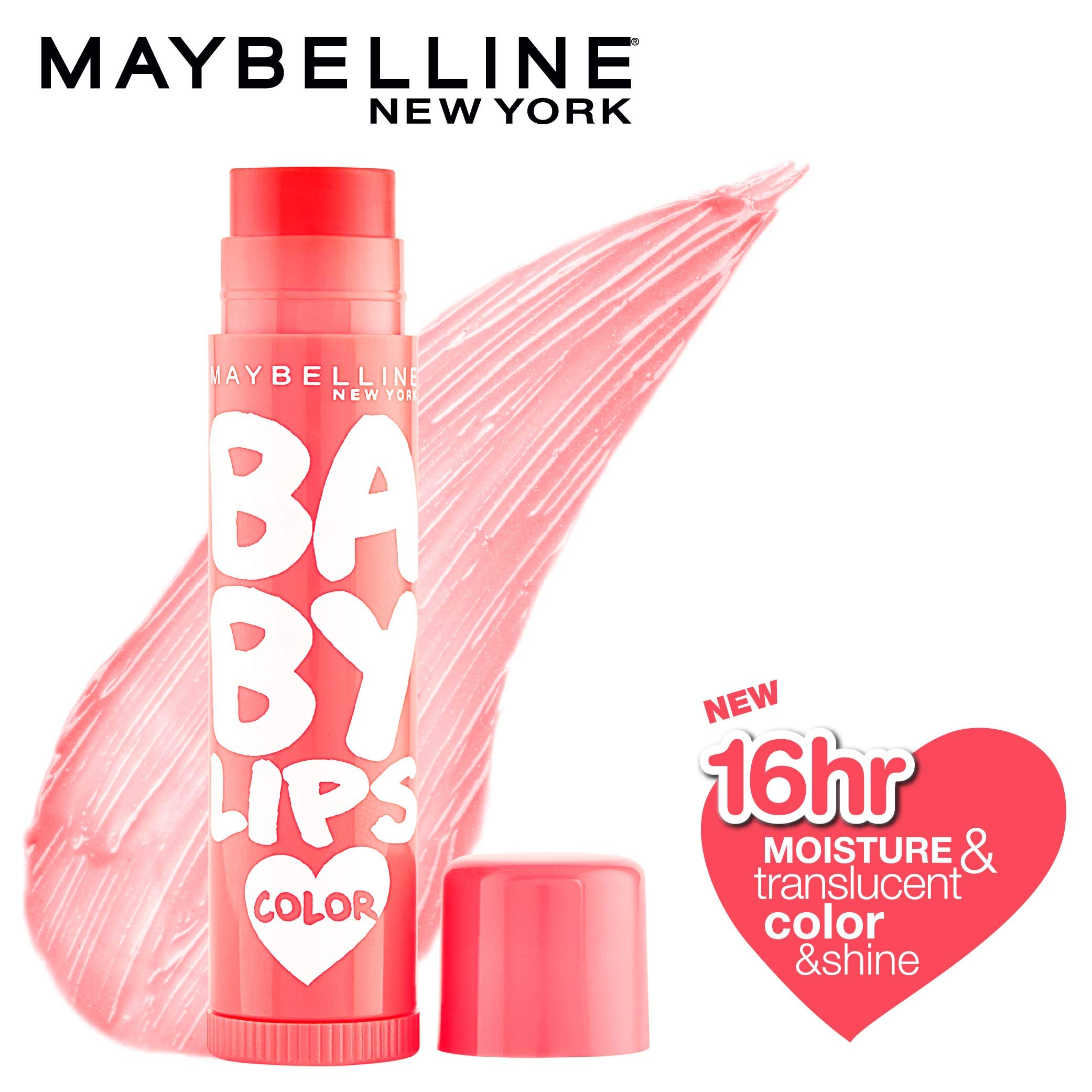 Maybelline New York Baby Lips Lip Balm - Cherry Kiss & Berry Antioxidant, 4g | Moisturizing Lip Care for Dry Lips, Daily Hydration & Natural Glow | Perfect for School, Work & Travel