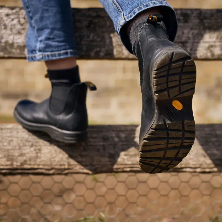 Blundstone 2058 All Terrain Black Leather Chelsea Boots for Men & Women - Waterproof, Comfortable & Durable for Hiking, Work & Outdoor Adventures