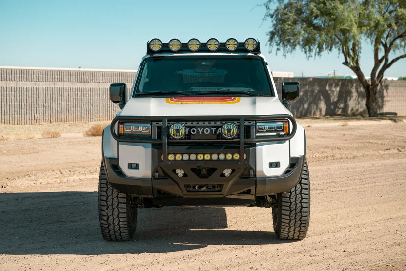Rago Fabrication Roof Rack Rigid Light Mount Bracket for 2024+ Toyota Land Cruiser 250 & Lexus GX550 | Off-Road LED Light Bar Accessory for Adventure & Overlanding