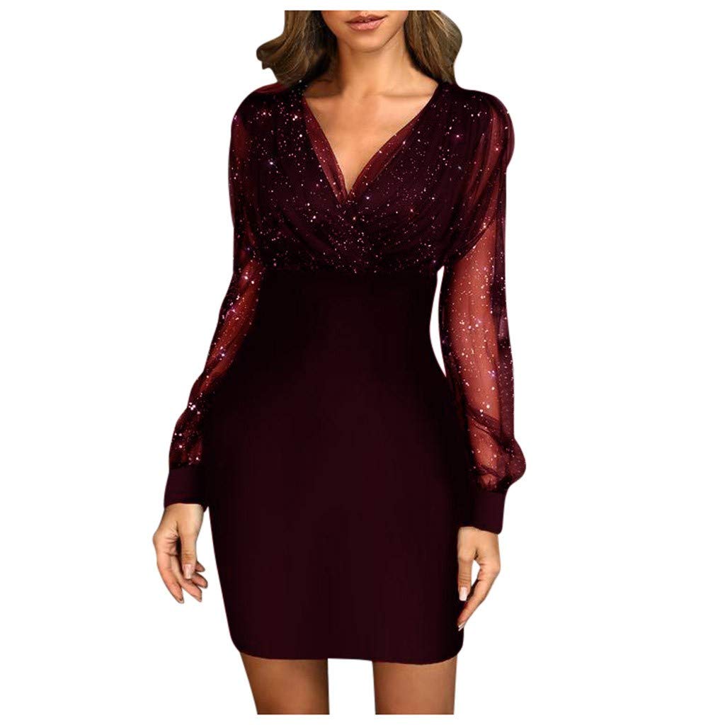 Floral Long Dress for Women - Elegant Vintage Summer & Fall Cocktail Dress - Perfect for Weddings, Parties & Special Occasions