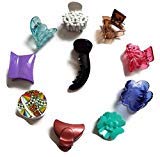 Fashion Women's Clutch & Hair Claws Combo Set - 6 Piece Hair Accessories for Girls & Women - Perfect for Parties, Weddings & Everyday Styling