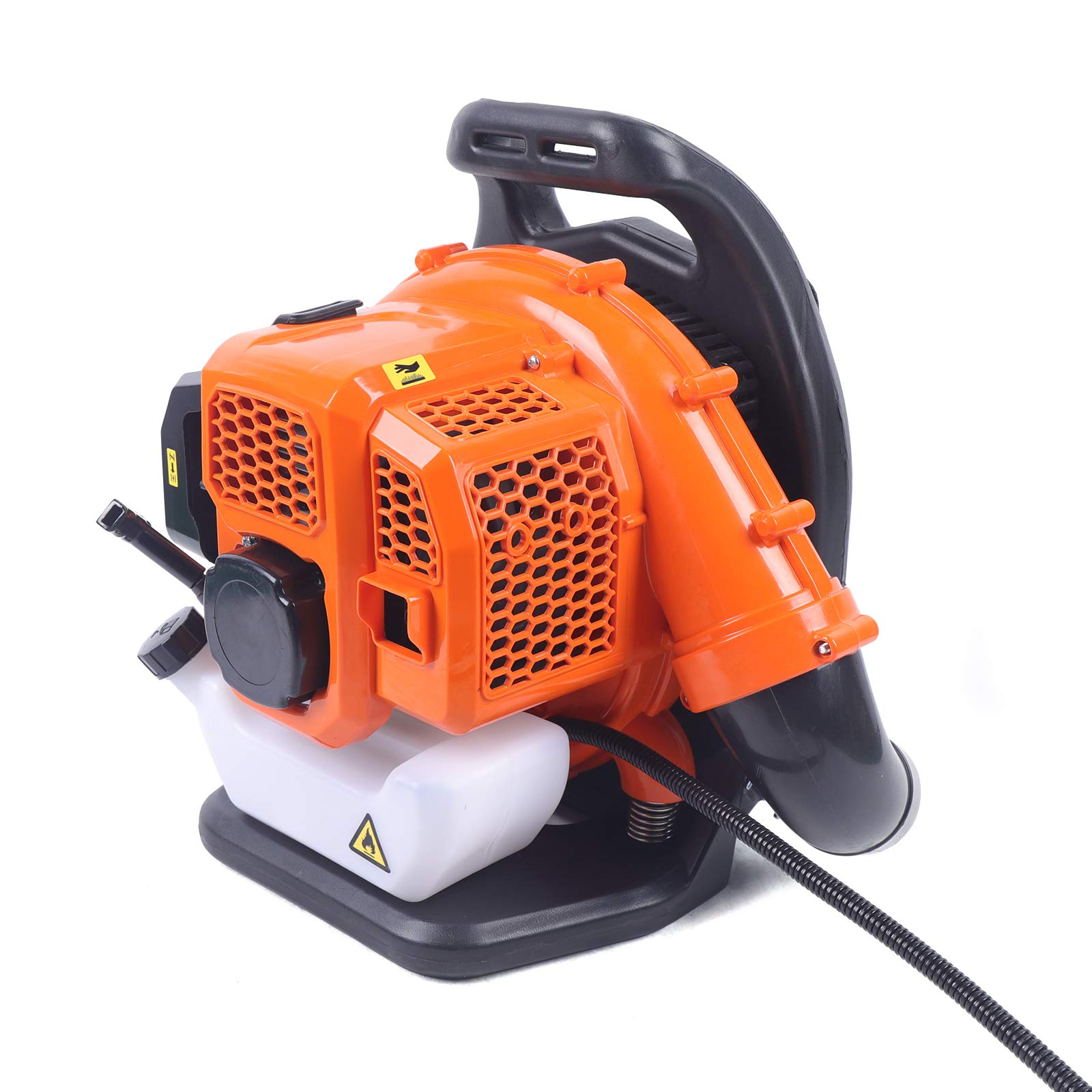 **42.7CC 2-Cycle Gas Backpack Leaf Blower – 1.25KW, 6800 RPM, Pull-Plate Start with Nozzle Extension – Powerful Lawn & Yard Cleanup for Leaves, Grass, and Debris – Ideal for Homeowners & Landscapers**