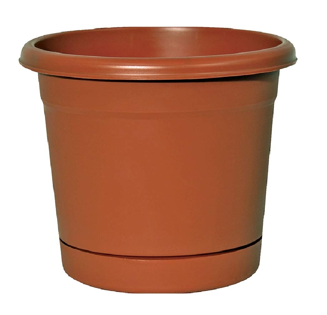 Southern Patio Plastic Planter with Rolled Rim - Perfect for Indoor & Outdoor Gardens