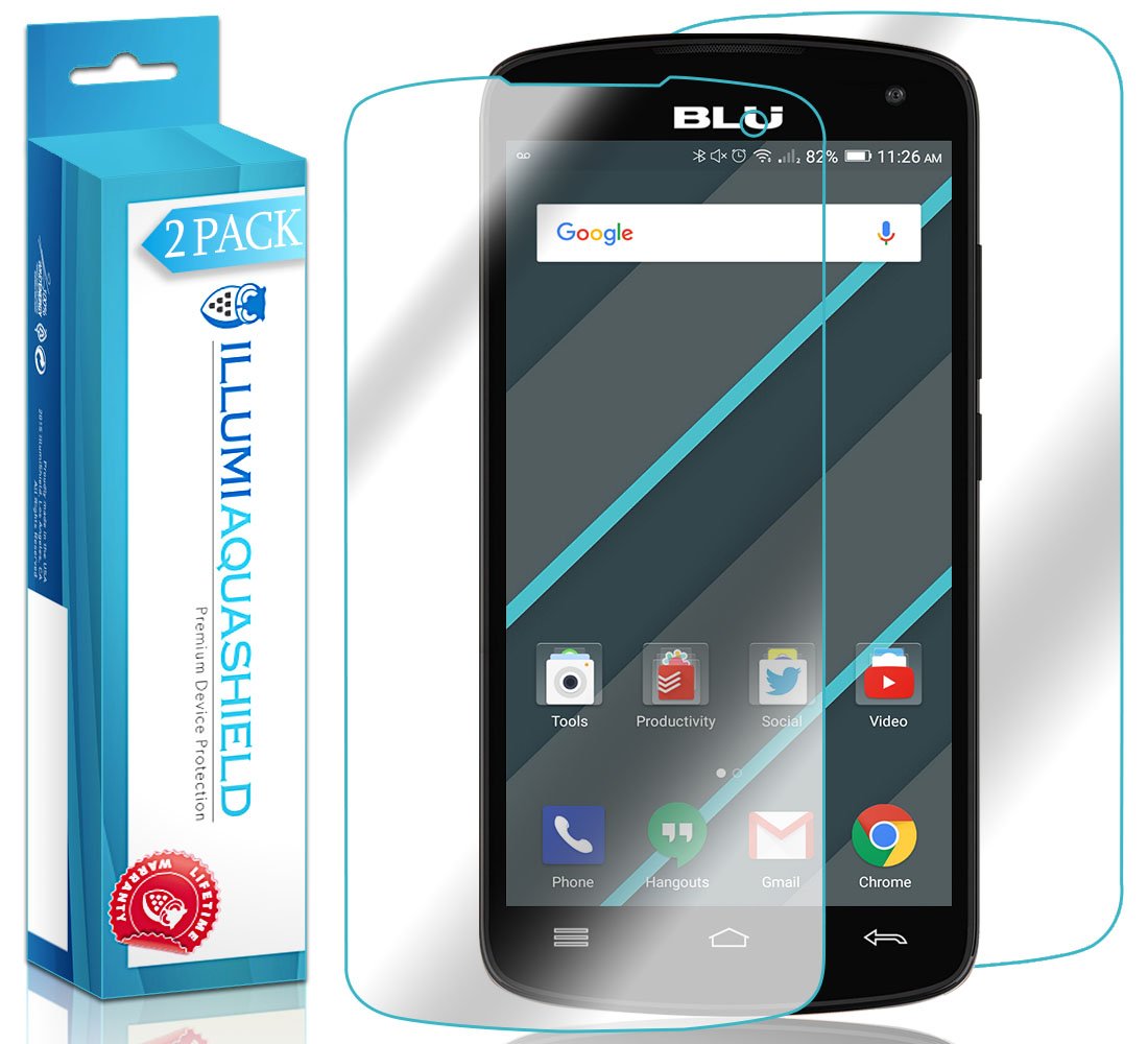 BLU Studio X8 HD Screen Protector (2-Pack) - HD Clear TPU Film, Bubble-Free, Front & Back Protection | Perfect for Everyday Use, Travel, and Work