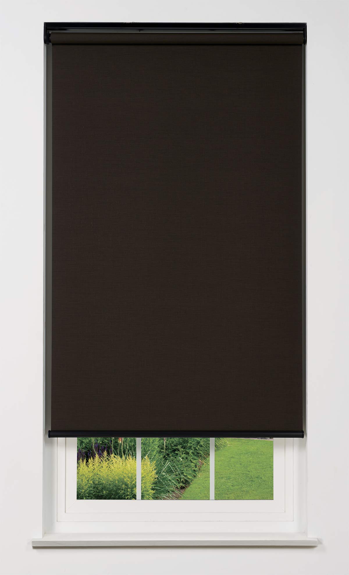 Linen AVENUE Cordless 1% Solar Screen Standard Roller Shade - 51.5