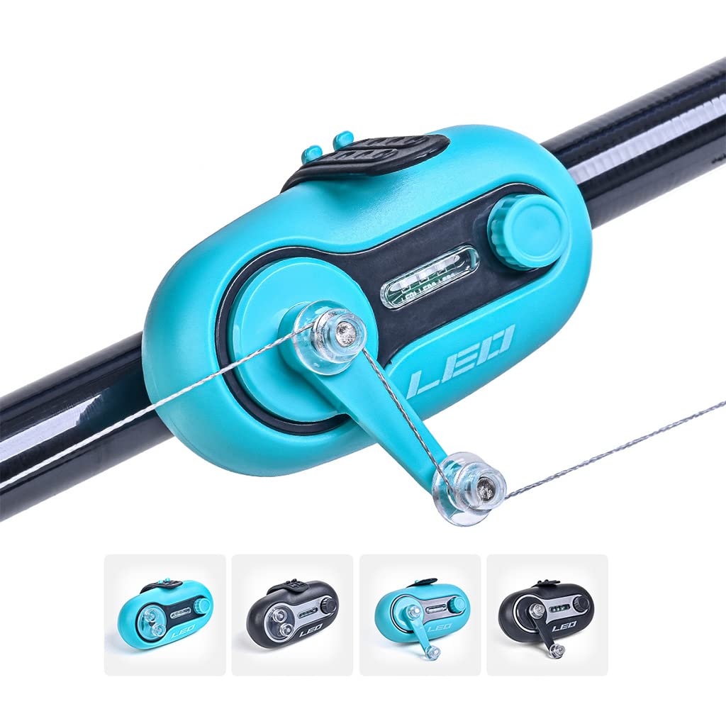 **Electronic LED Fishing Alarm with Night Light - Fish Rod Clamp Clip for Carp Fishing - Durable Rod Holder & Bite Alert for Night & Day Fishing**    *(Perfect for Carp, Catfish & Bass Fishing - Ideal for Bank Anglers & Night Fishing Enthusiasts)*