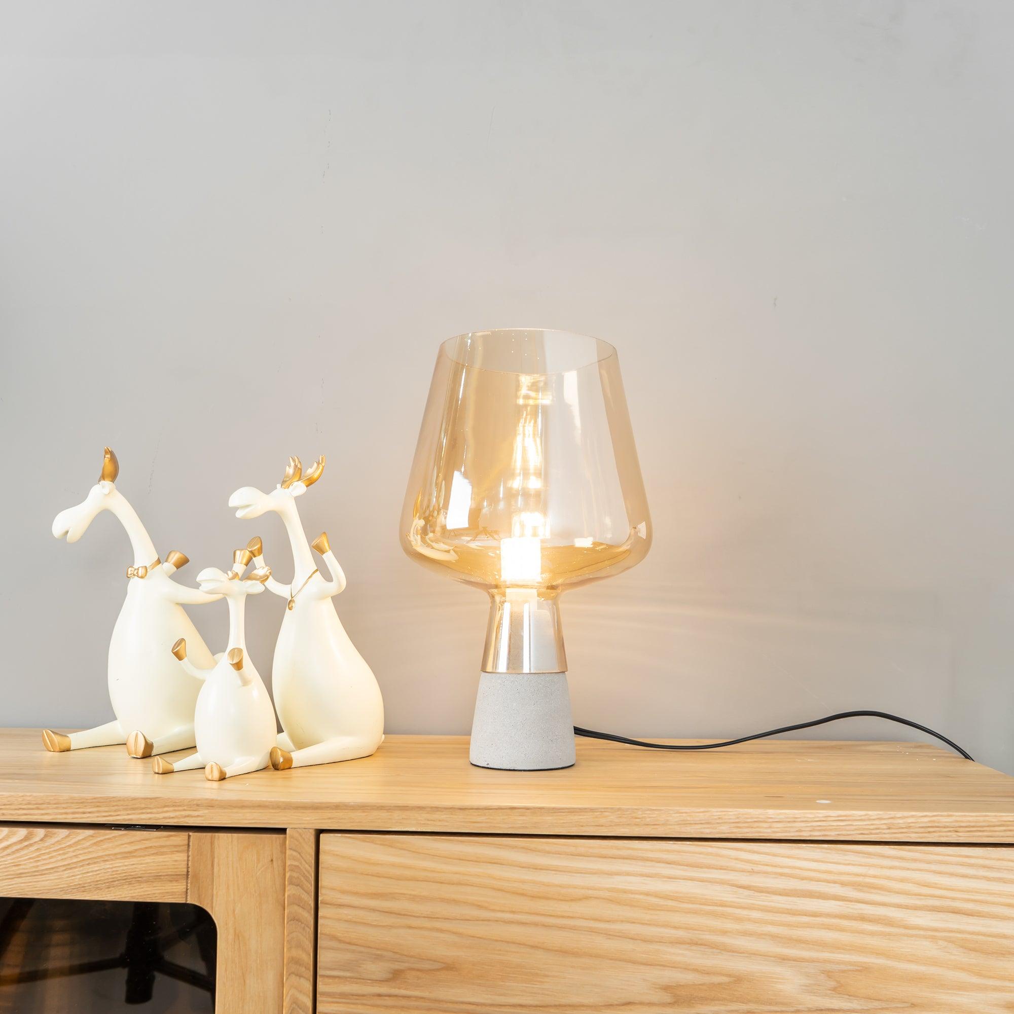 Leimu Modern LED Table Lamp with USB Charging Port - Perfect for Bedroom, Living Room, and Office Reading Light