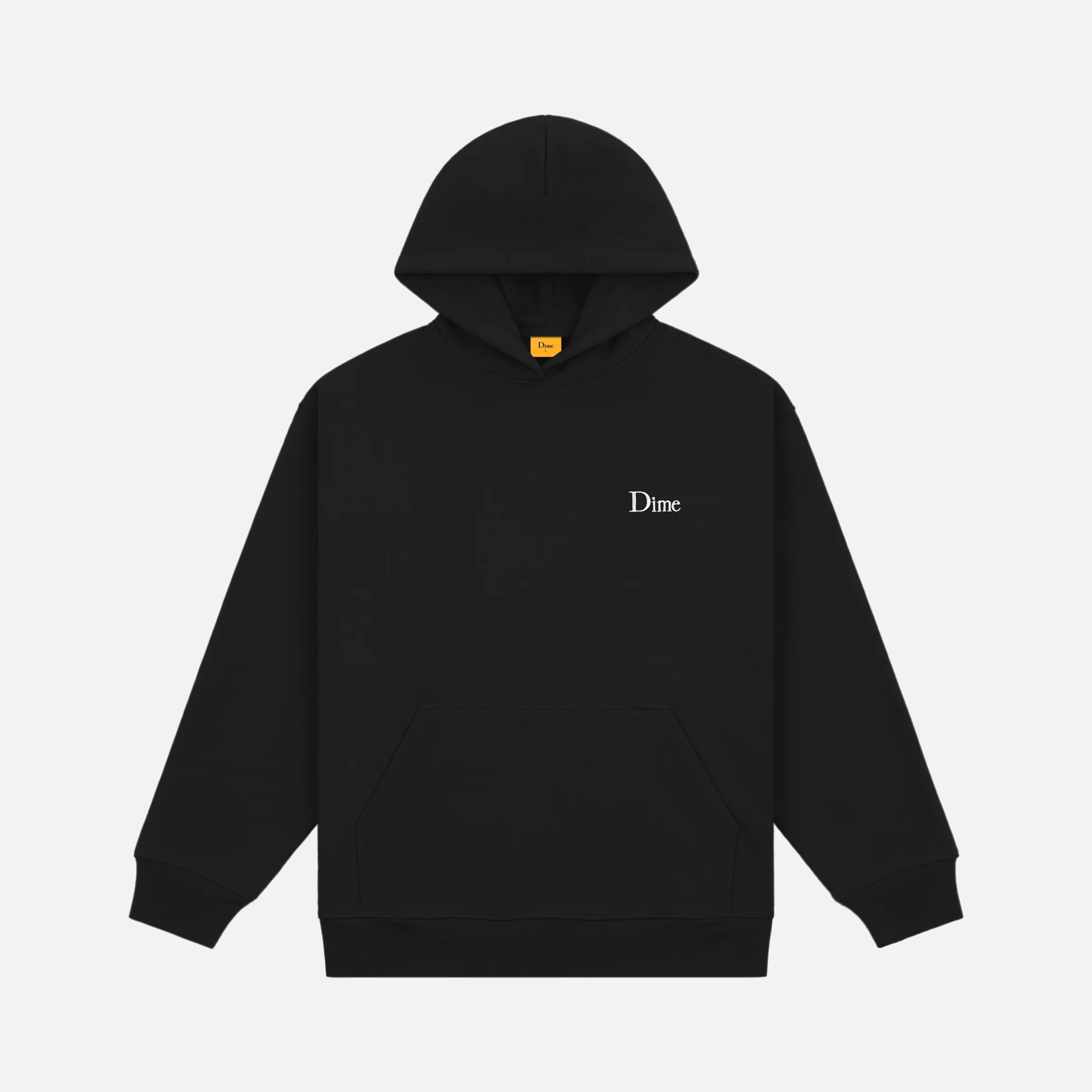 Classic Small Logo Hoodie for Men & Women - Black | Comfortable Cotton Pullover Sweatshirt for Casual Wear, Gym & Street Style