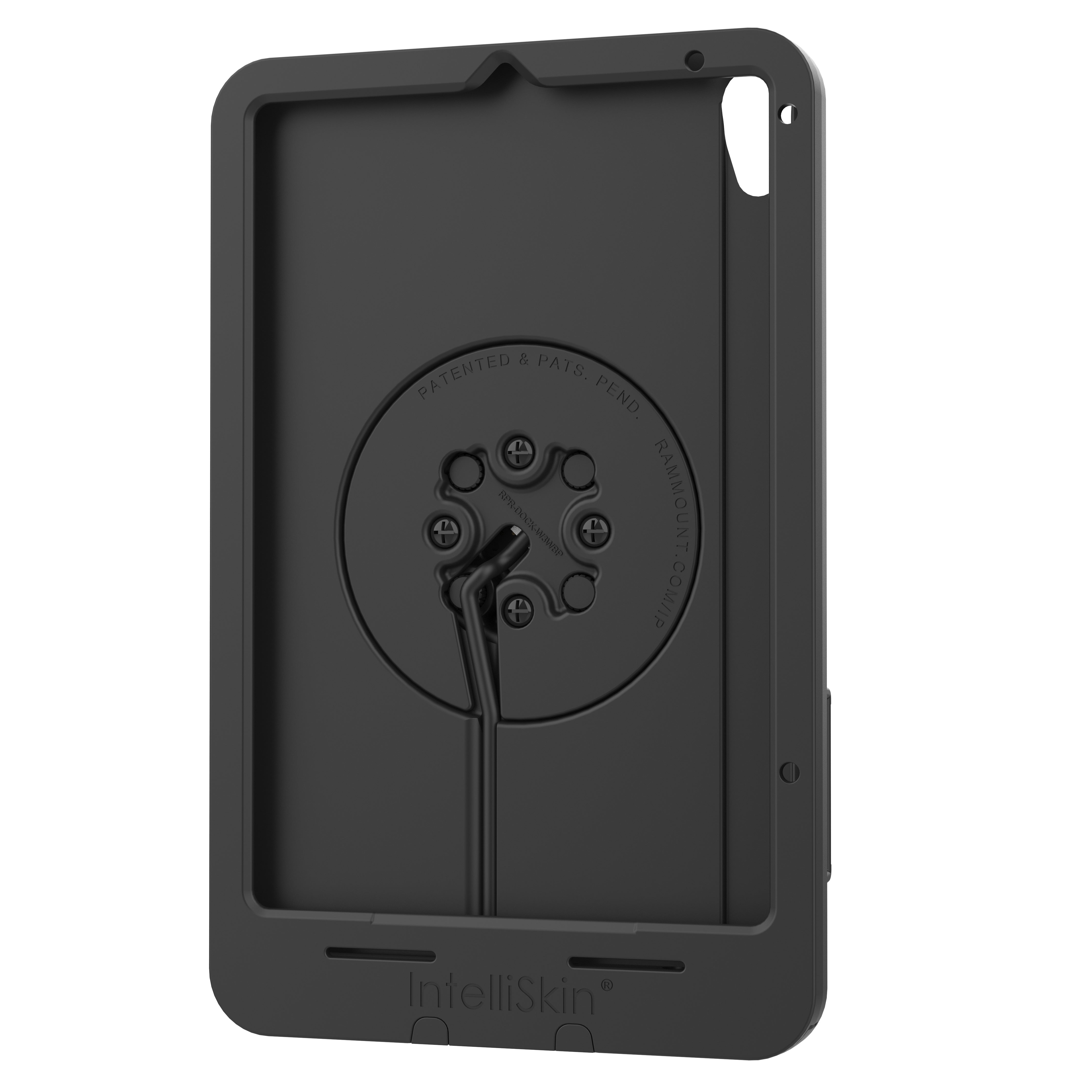 IntelliSkin® Thin Case™ for iPad mini (A17 Pro) & iPad mini 6 - Slim Protective Cover with Rear Pogo Pads (RAM GDS SKIN AP36 TCB) - Perfect for Work, Travel & Everyday Use