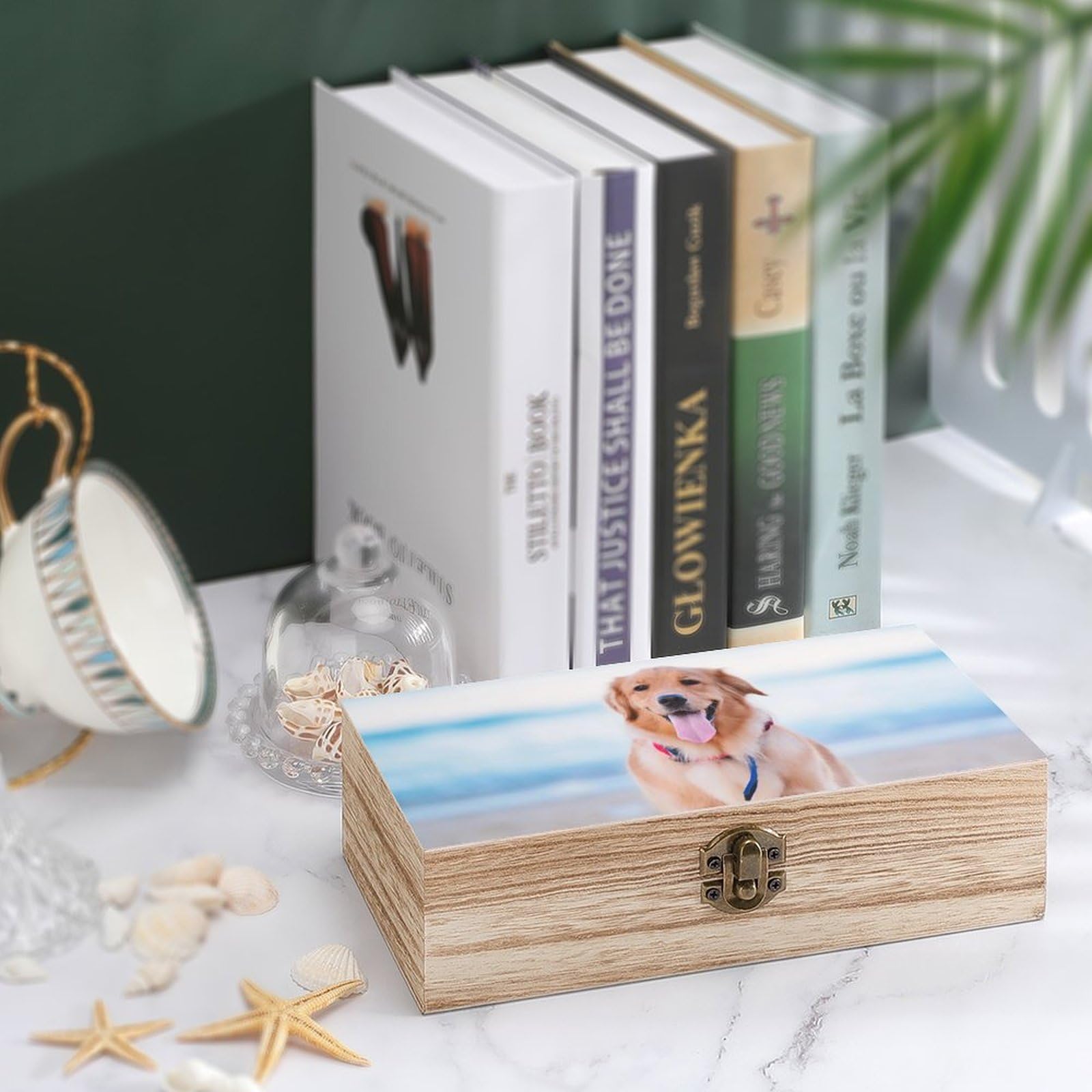 Personalized Wooden Storage Box - Custom Engraved Keepsake Box with Lockable Lid for Jewelry, Photos & Memorabilia | Perfect for Home Decor, Wedding Gifts & Craft Organization