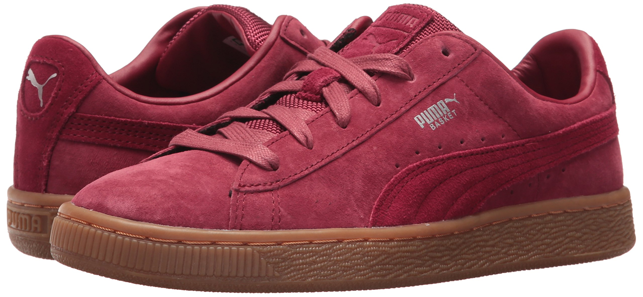 PUMA Baby Basket Classic Weatherproof Sneakers for Toddlers - Tibetan Red, Size 7 M US - Comfortable & Durable for Outdoor Play, Walking & Everyday Wear