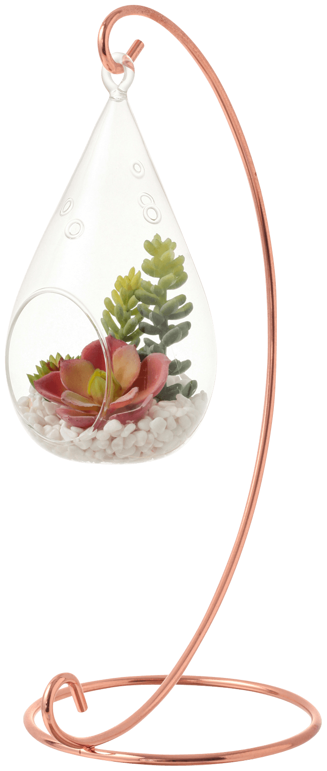 Stylish Caro Object Succulent Planter - Pink & Green Ceramic Flower Pot for Home Decor, Office Desk, or Gift Idea
