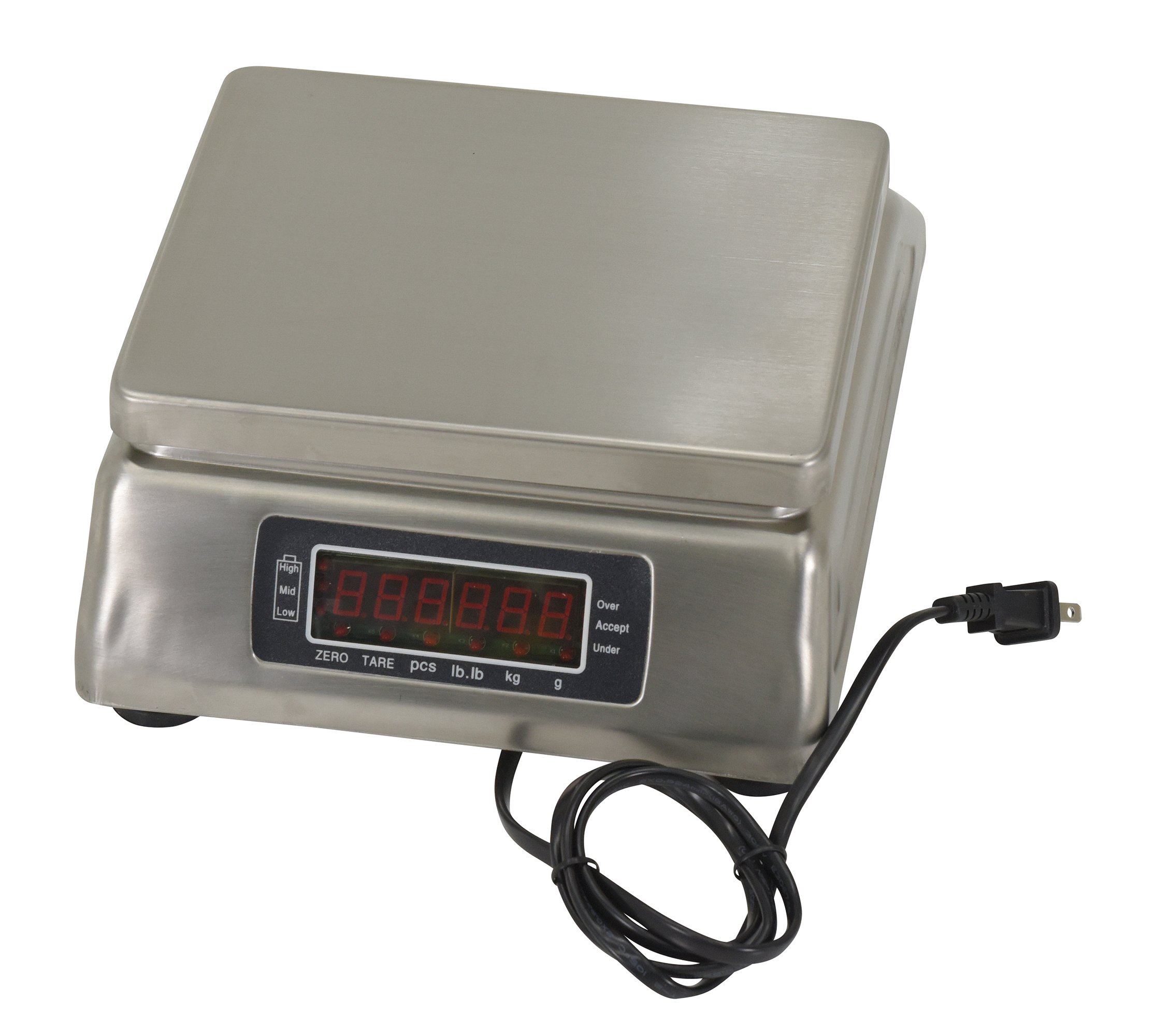Stainless Steel Digital Scale - 66Lb Capacity for Kitchen, Shipping & Industrial Use | Precise Weight Measurement for Food, Packages & Heavy Items