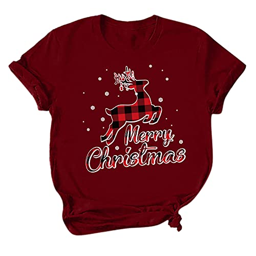 Women's Casual Short Sleeve Graphic Tee Shirts - Soft Cotton Pullover Tops for Everyday Wear, Workout & Street Style Fashion