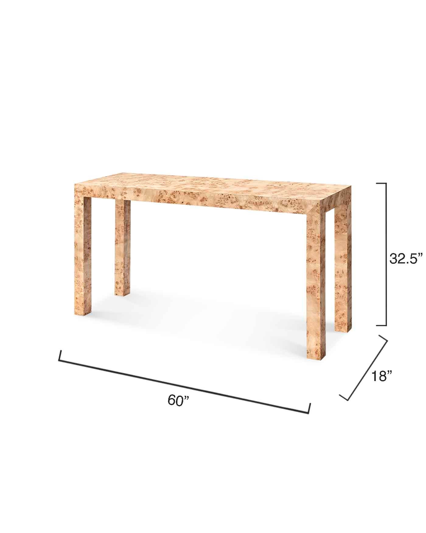 Archer Console Natural - Premium Wooden TV Stand for Living Room, Bedroom & Home Theater Setup