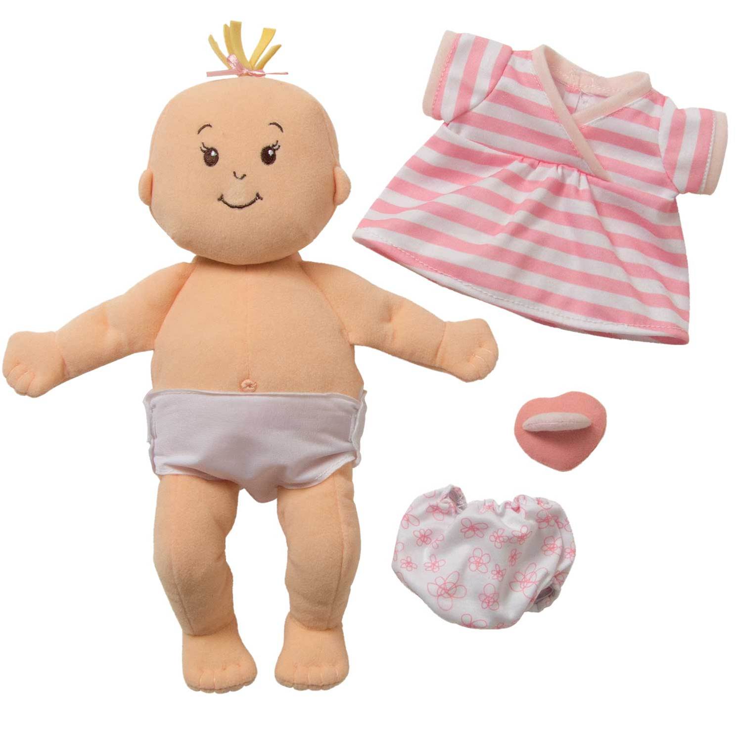 Baby Stella Peach Doll - Soft & Cuddly Newborn Baby Doll for Kids | Perfect for Pretend Play, Gift Giving & Nursery Decor