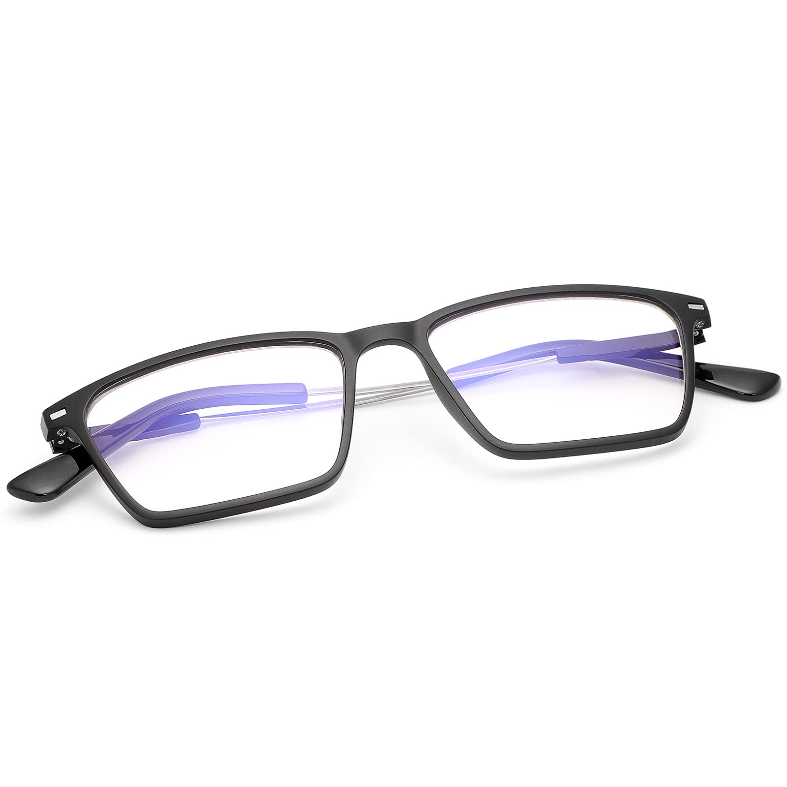 YIMI Blue Light Blocking Computer Glasses - Progressive Multifocus Reading Eyewear for Men & Women - Anti-Fatigue Multifocal/Trifocal Readers for Office, Gaming & Screen Use