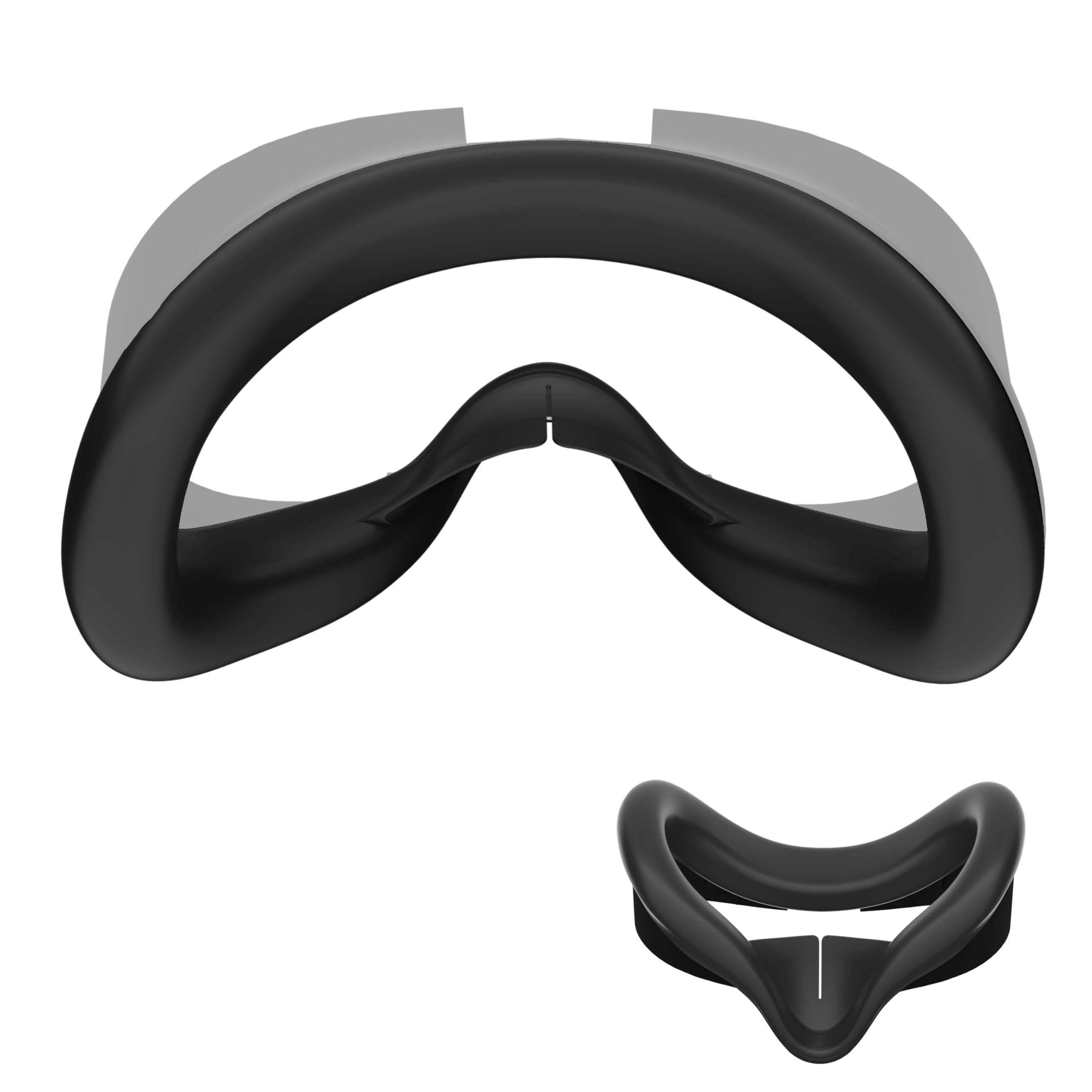 APEXINNO Silicone Face Pad Cover for Meta Quest 3S & Oculus Quest 3S VR Headset - Soft, Durable, Washable Face Cushion with Anti-Leakage Nose Pad | Comfortable VR Gaming Accessories for Long Play Sessions